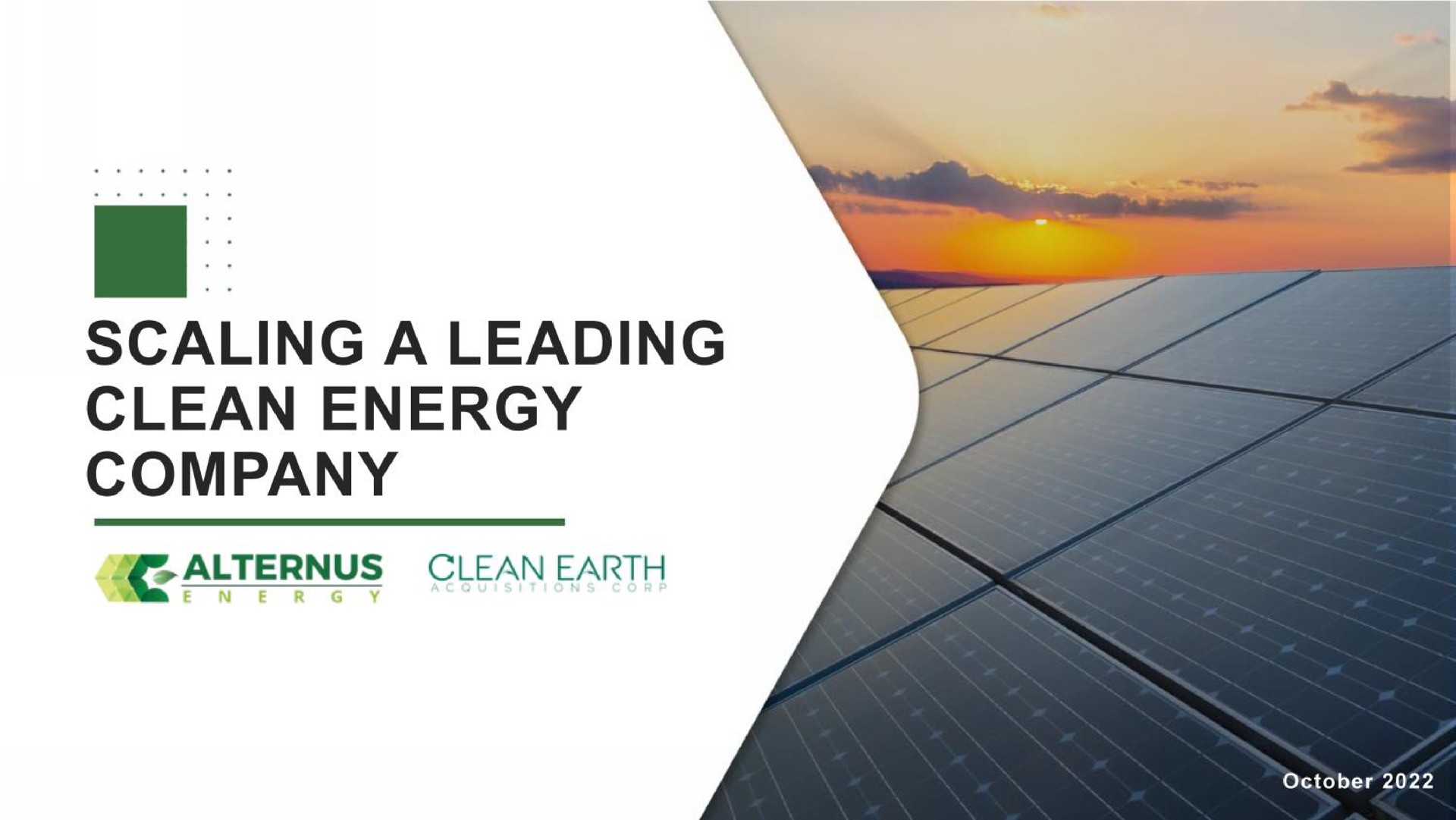 scaling a leading clean energy company me clean earth | Alternus Energy