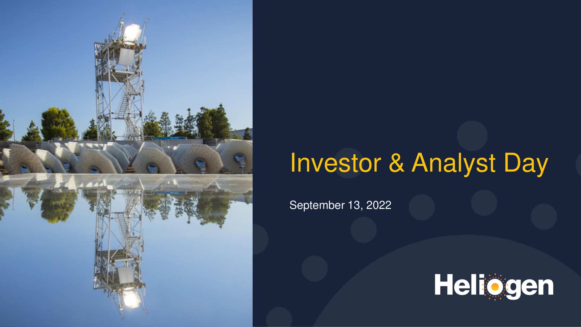 investor analyst day | Heliogen