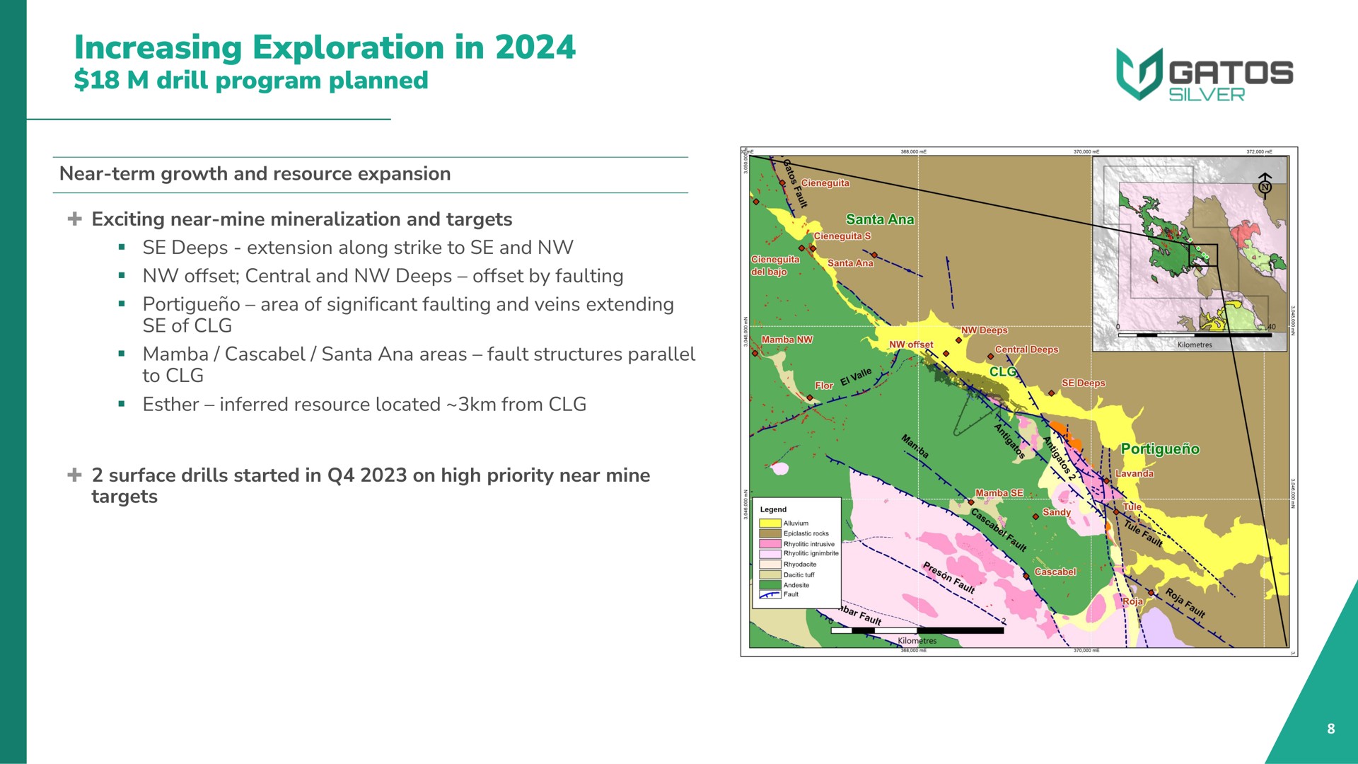 increasing exploration in drill program planned | Gatos Silver