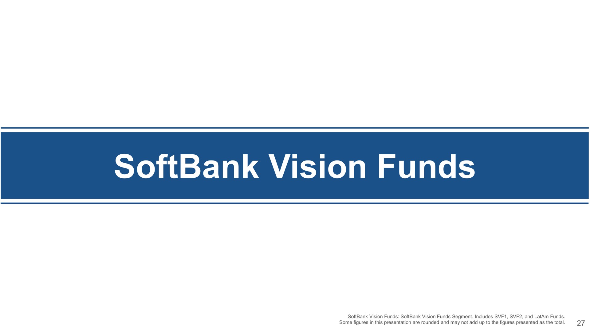 vision funds | SoftBank