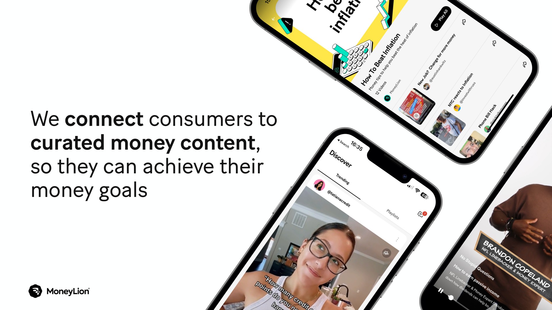 we connect consumers to money content so they can achieve their money goals | MoneyLion