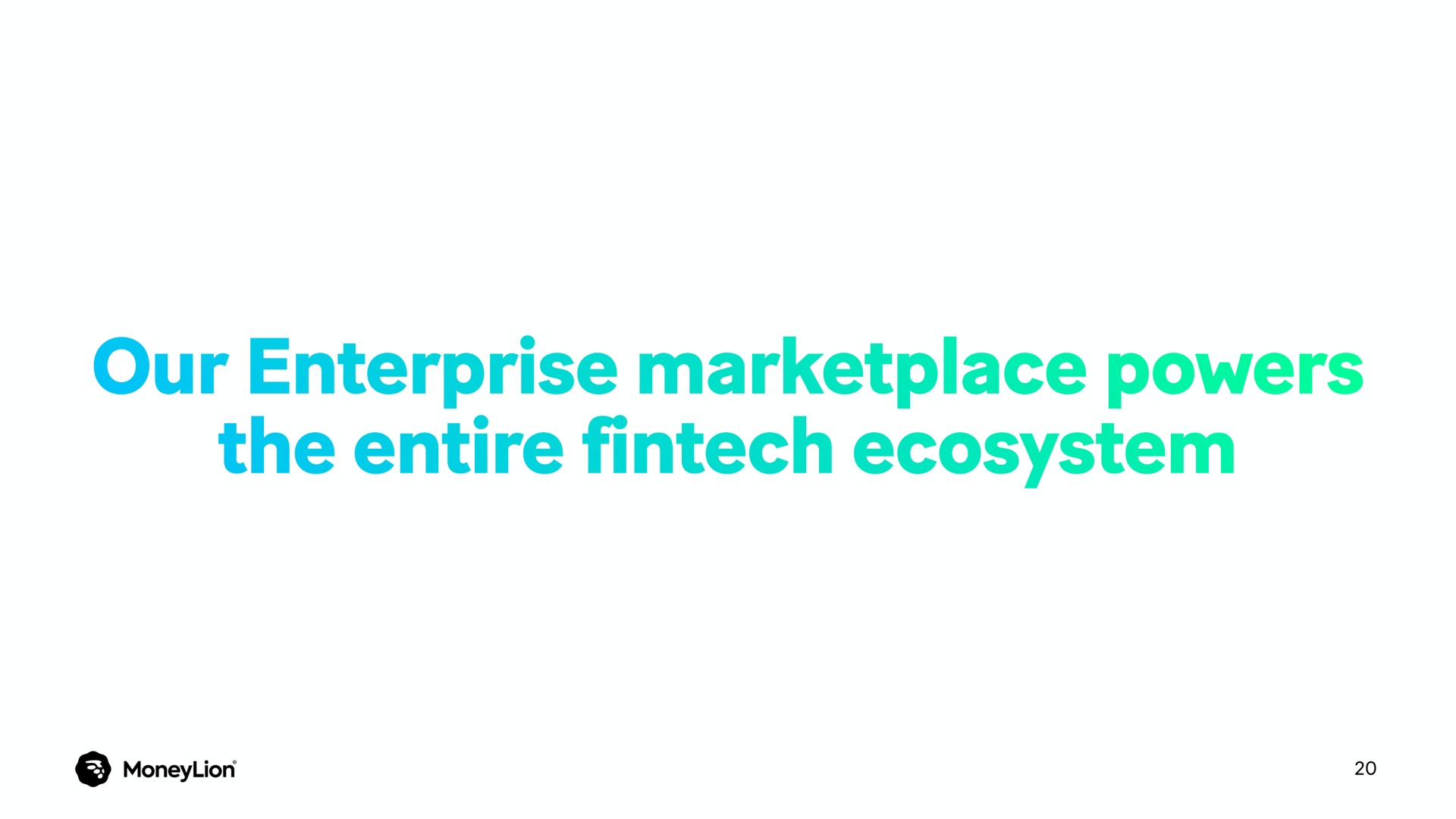 our enterprise powers the entire ecosystem | MoneyLion