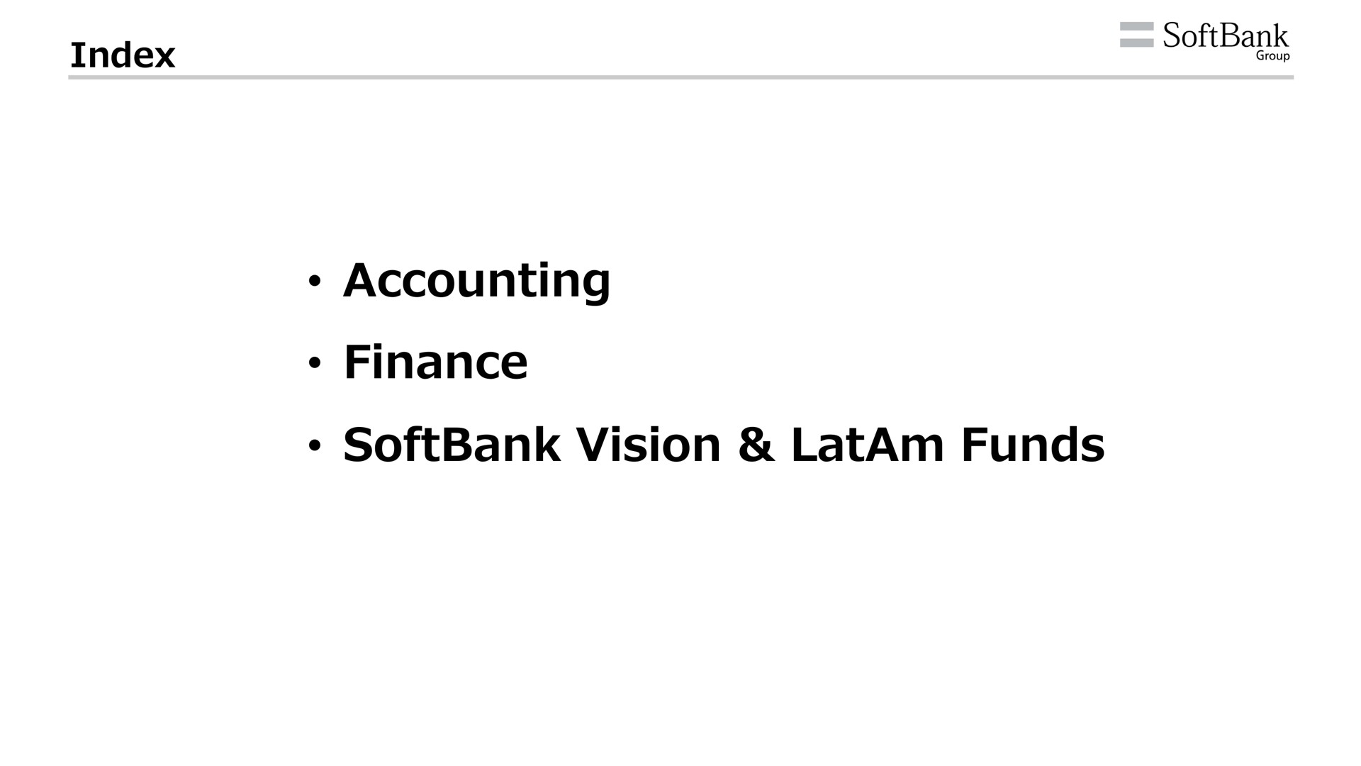 index accounting finance vision funds | SoftBank