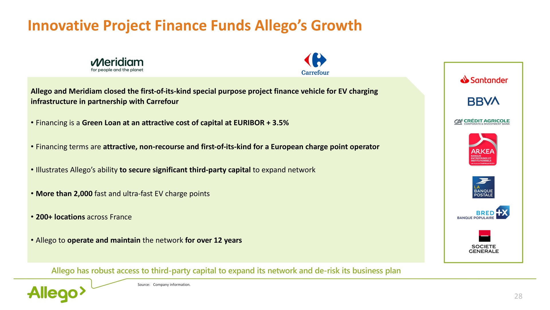 innovative project finance funds growth | Allego