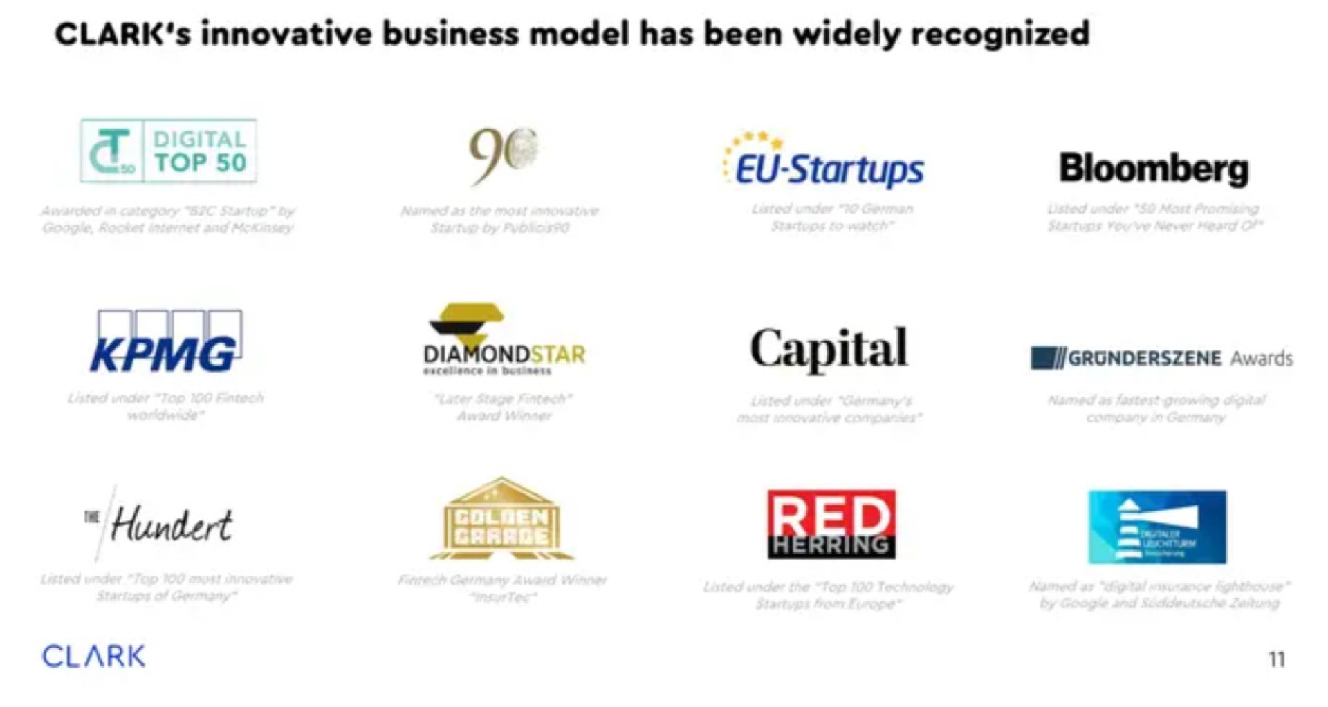 clark innovative business model has been widely recognized capital awards clark | Clark