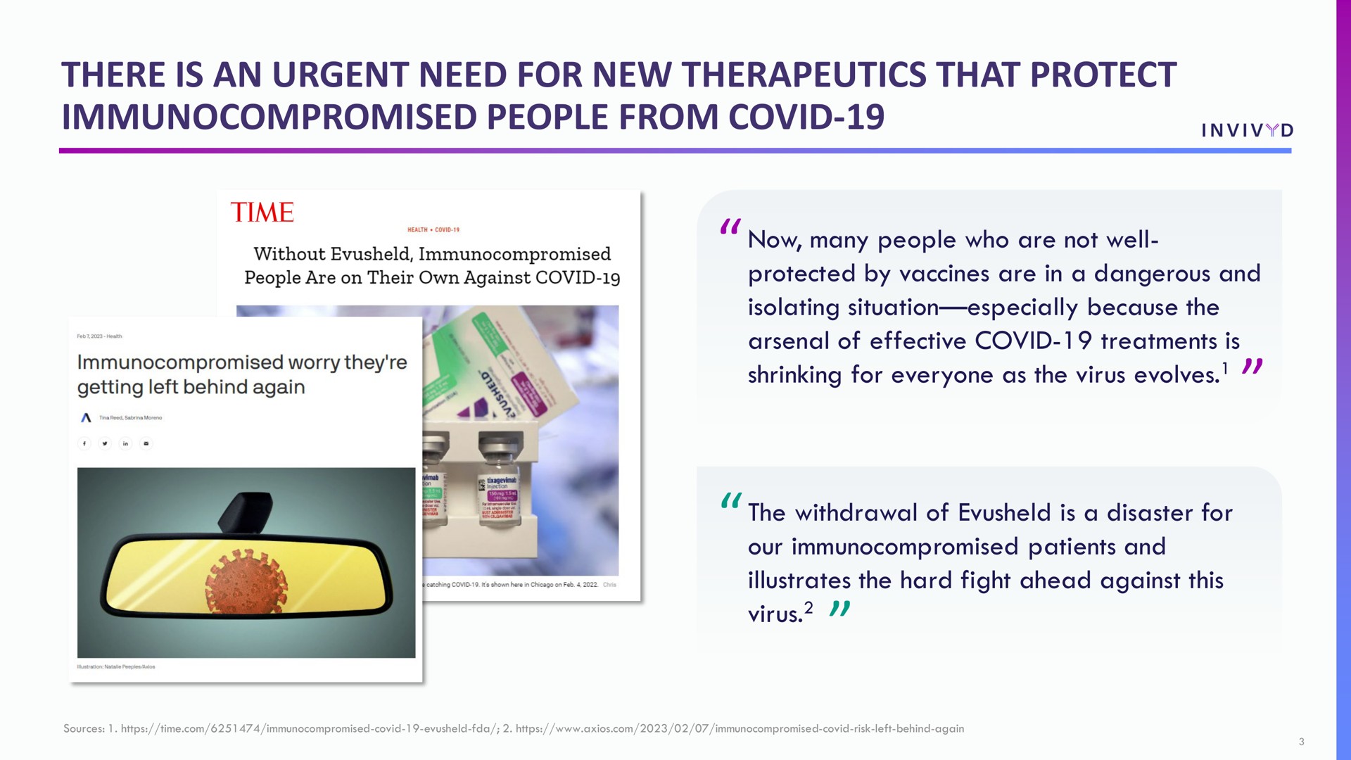 there is an urgent need for new therapeutics that protect people from covid | Adagio Therapeutics