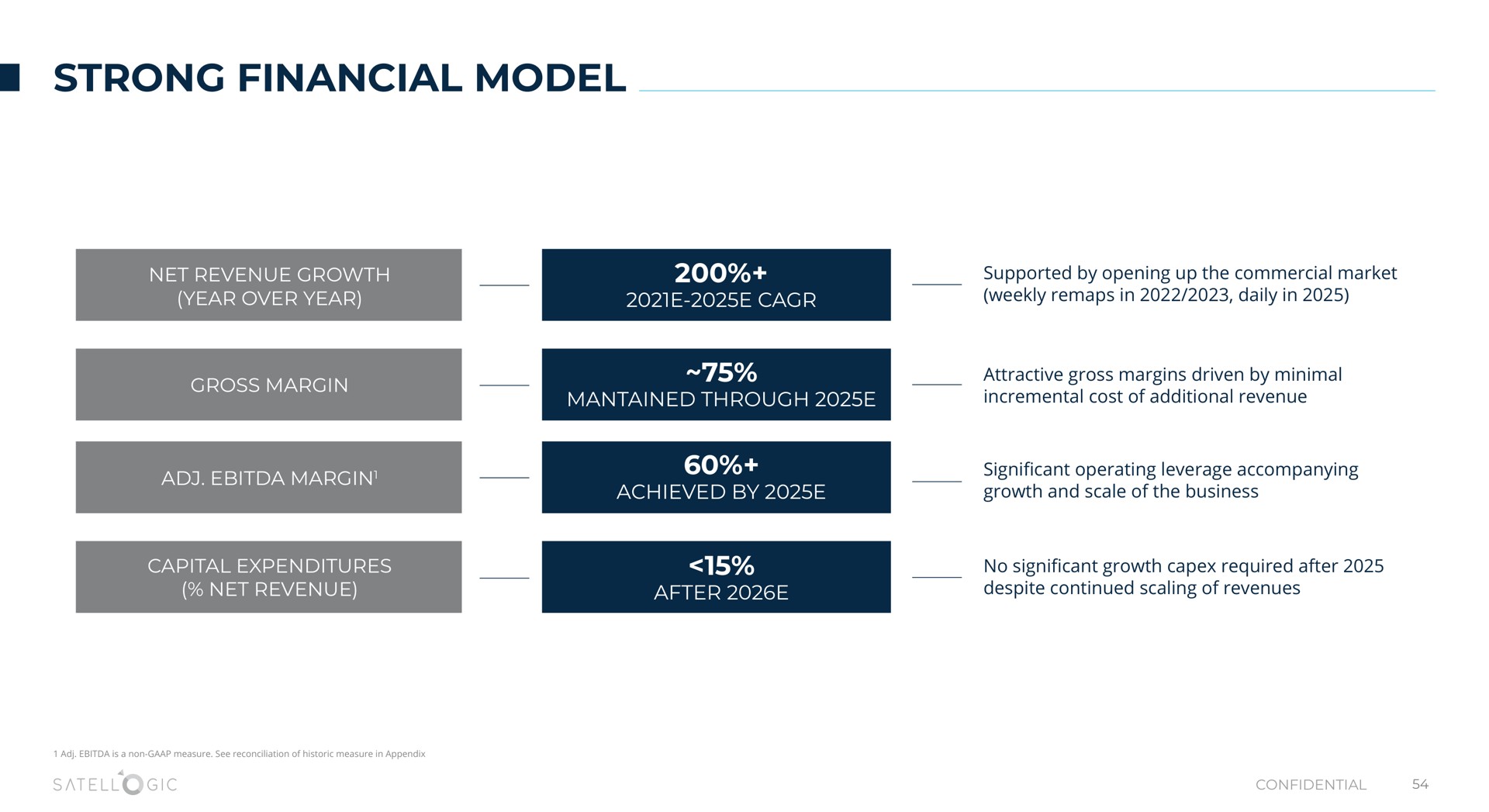 strong financial model | Satellogic