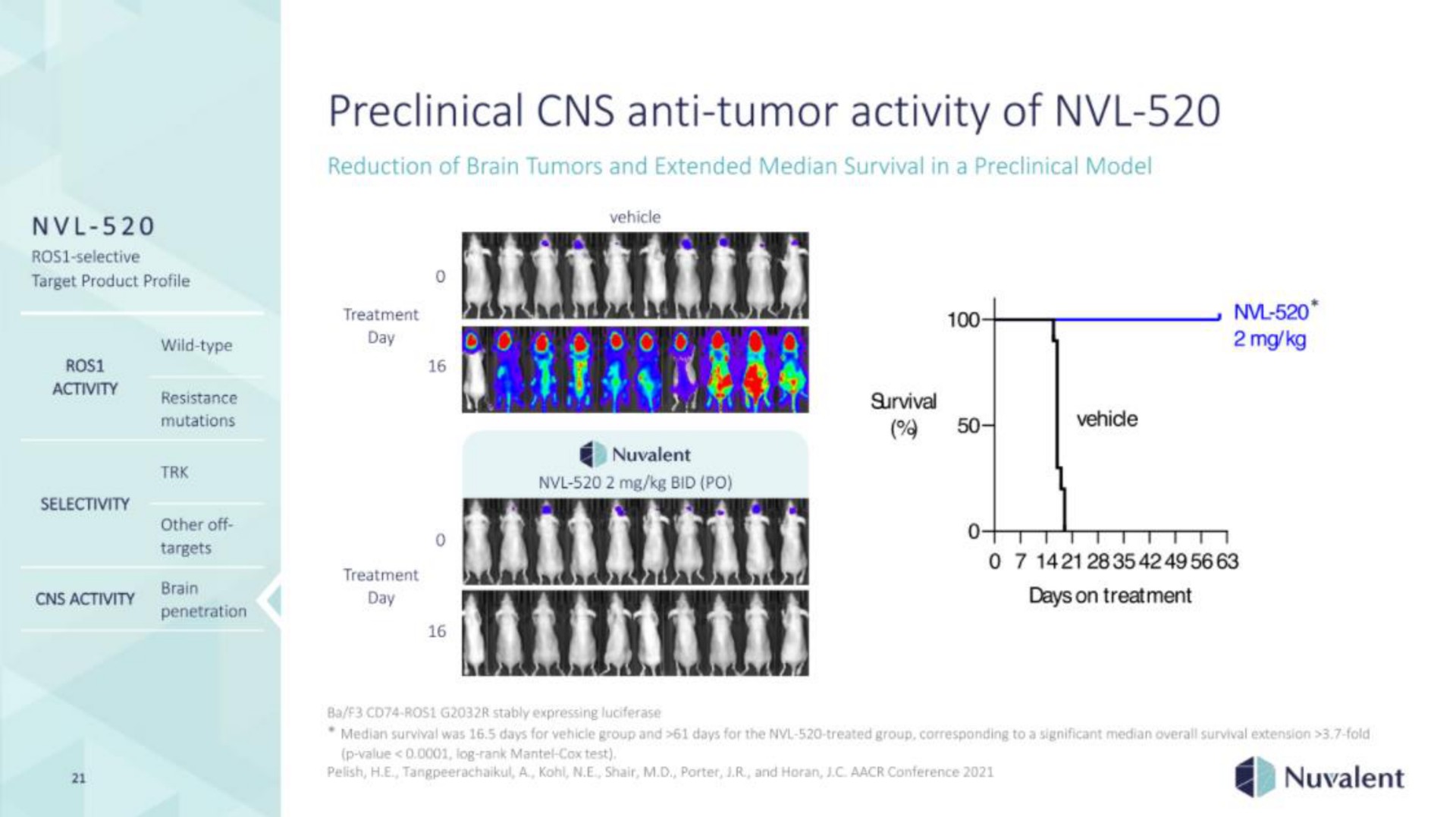 preclinical anti tumor activity of | Nuvalent