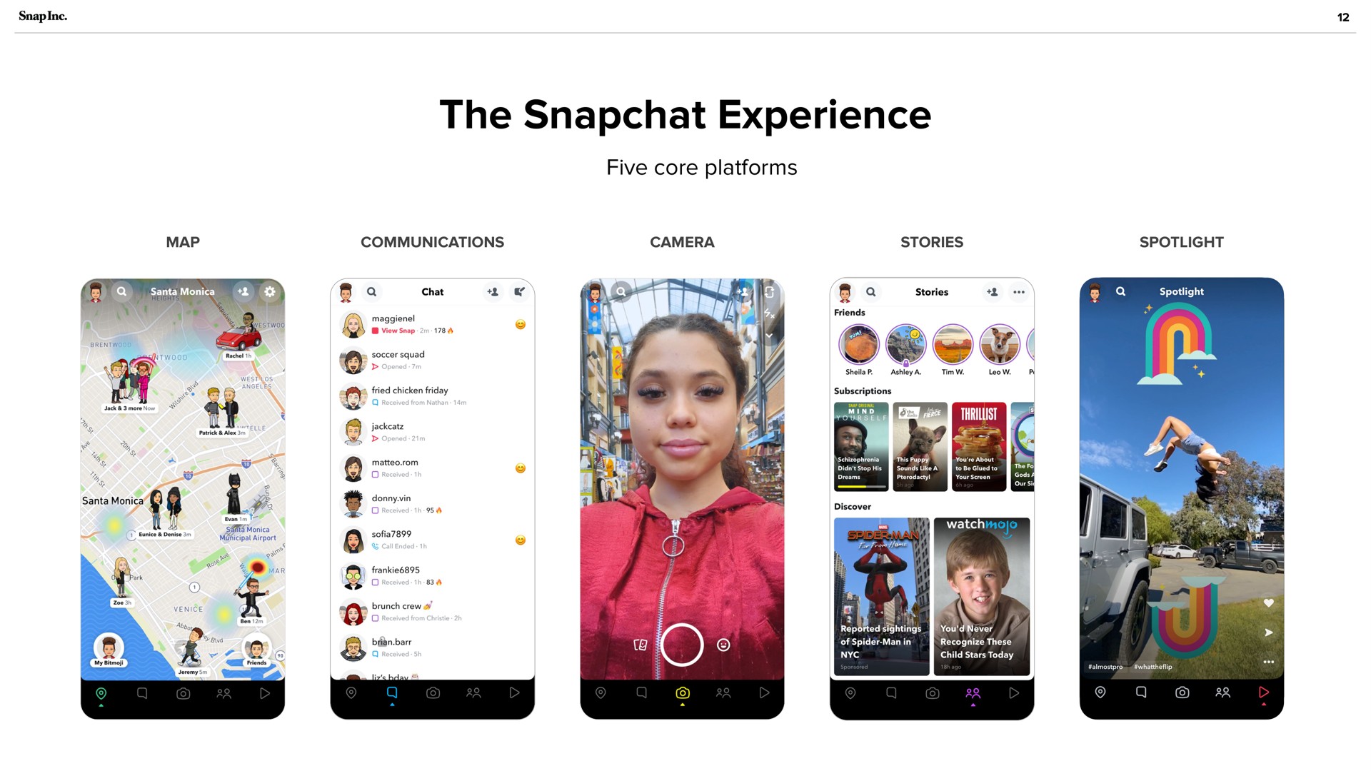 the experience a | Snap Inc