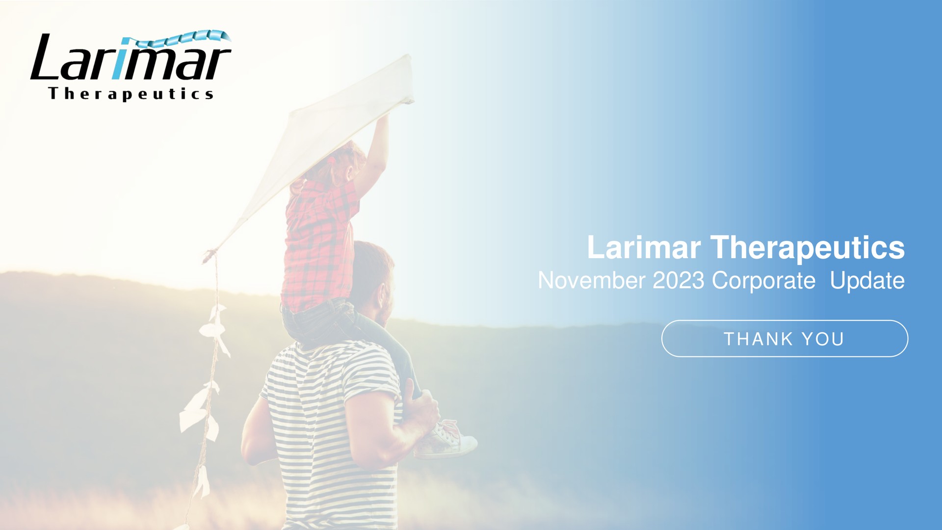 therapeutics corporate update lar | Larimar Therapeutics