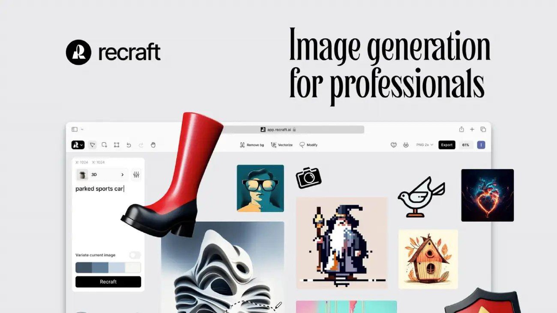image generation for professionals | Recraft.AI