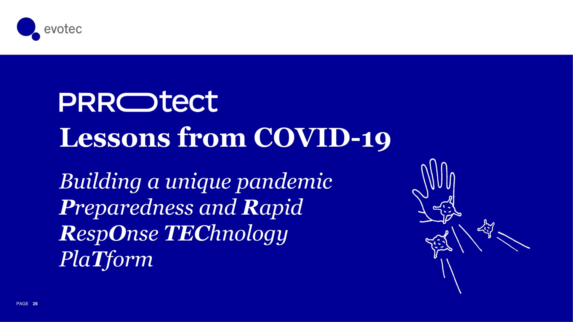 lessons from covid building a unique pandemic preparedness and rapid response technology platform i | Evotec