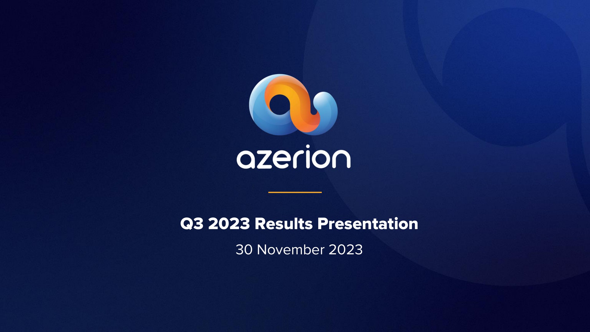 results presentation | Azerion