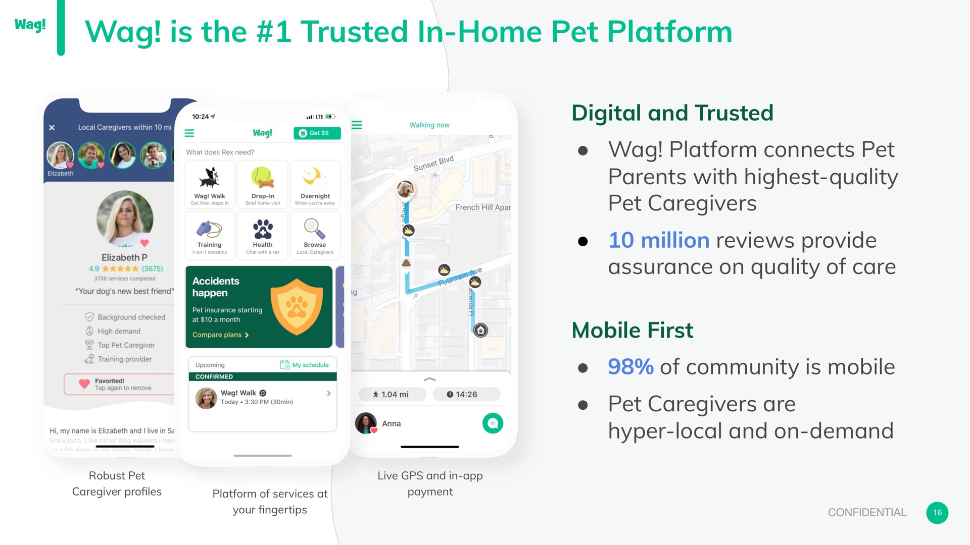 wag is the trusted in home pet platform digital and trusted wag platform connects pet parents with highest quality pet million reviews provide assurance on quality of care mobile first of community is mobile pet are hyper local and on demand was wad as an | Wag Labs