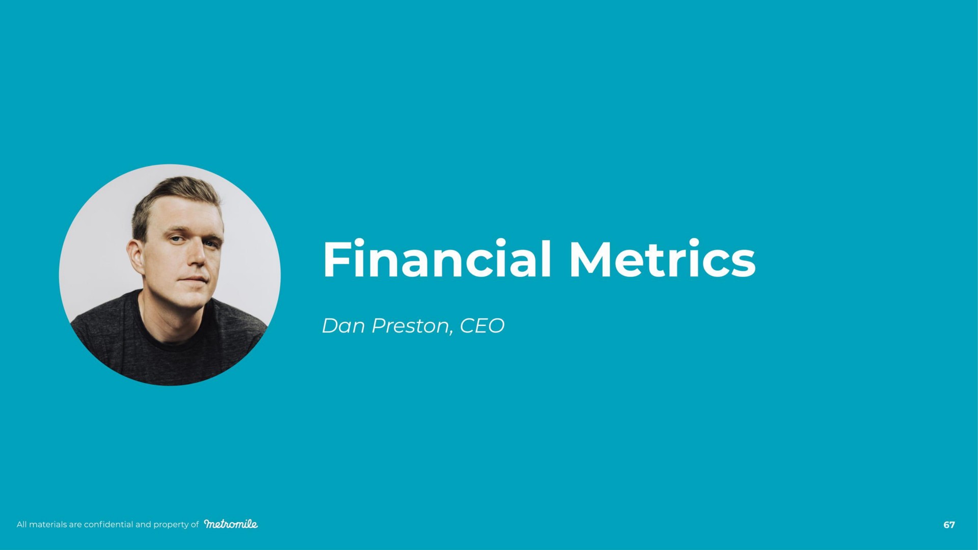 financial metrics | Metromile