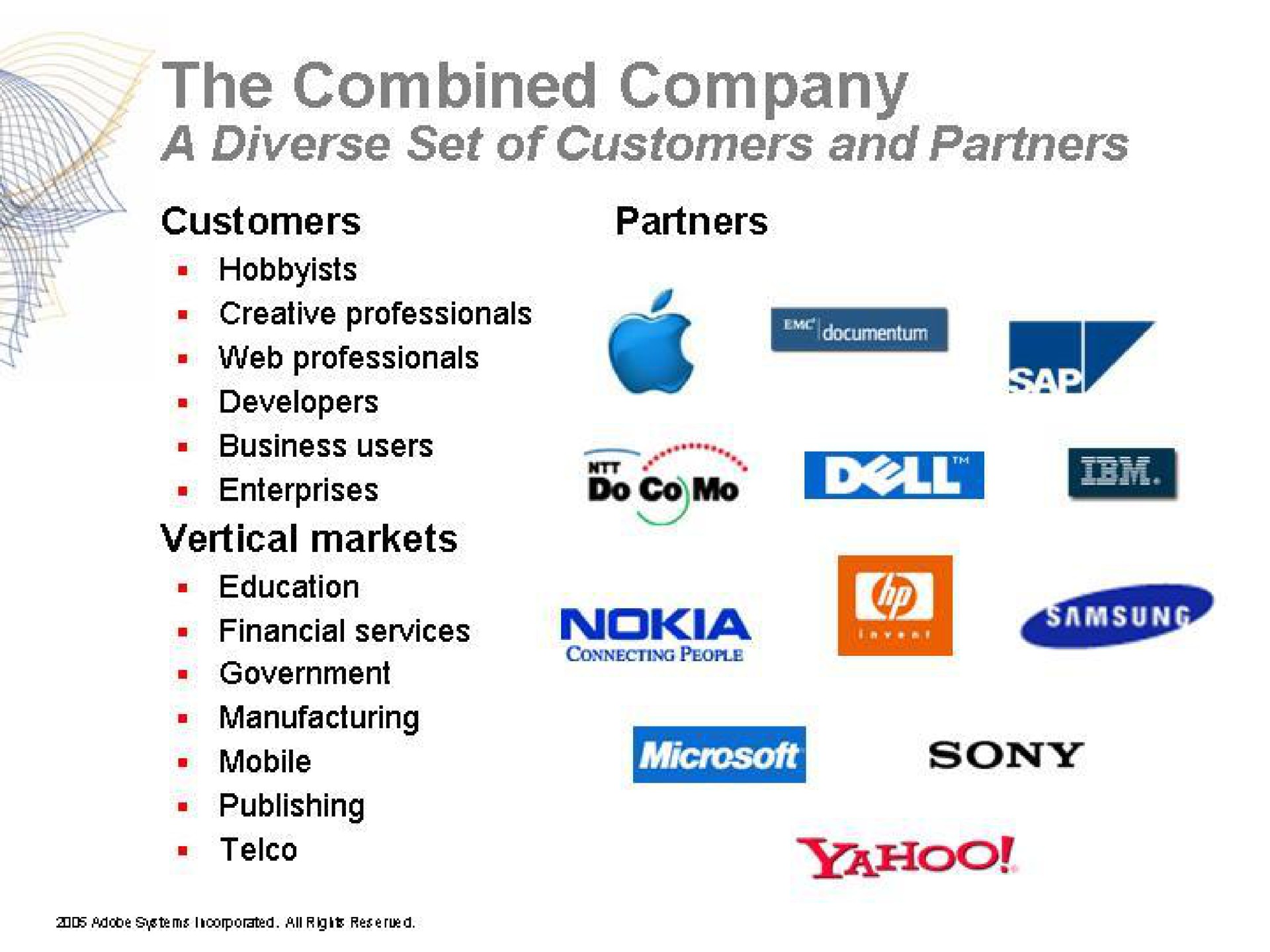 the combined company | Adobe