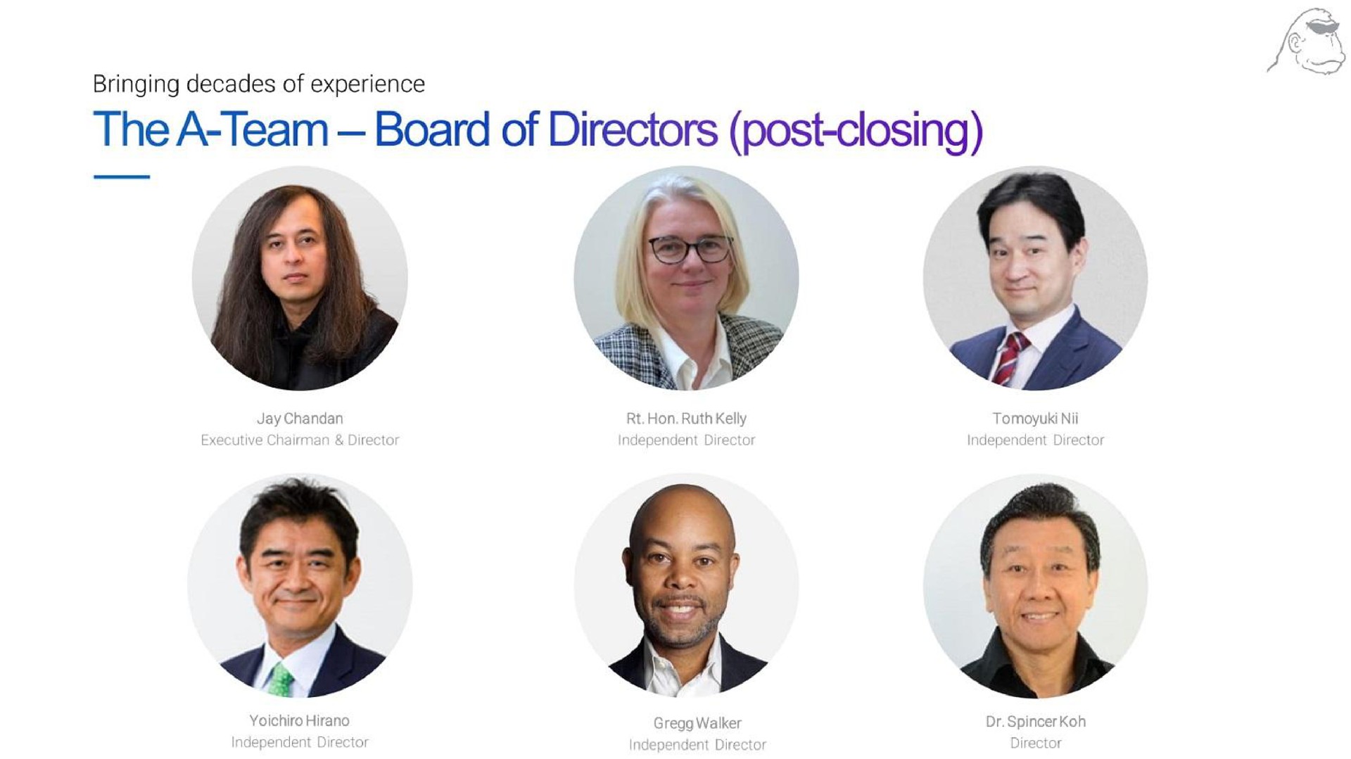 bringing decades of experience the a team board of directors post closing | Gorilla Technology Group