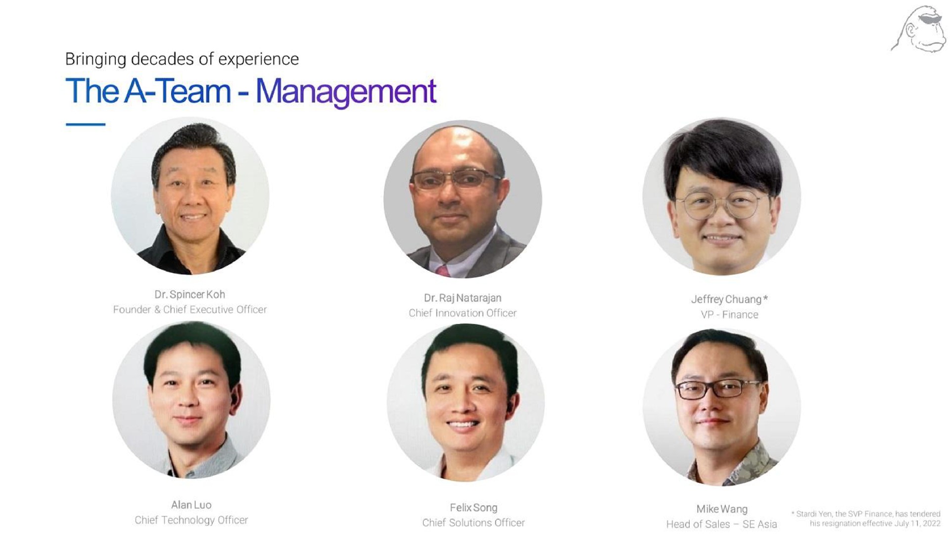bringing decades of experience the a team management | Gorilla Technology Group