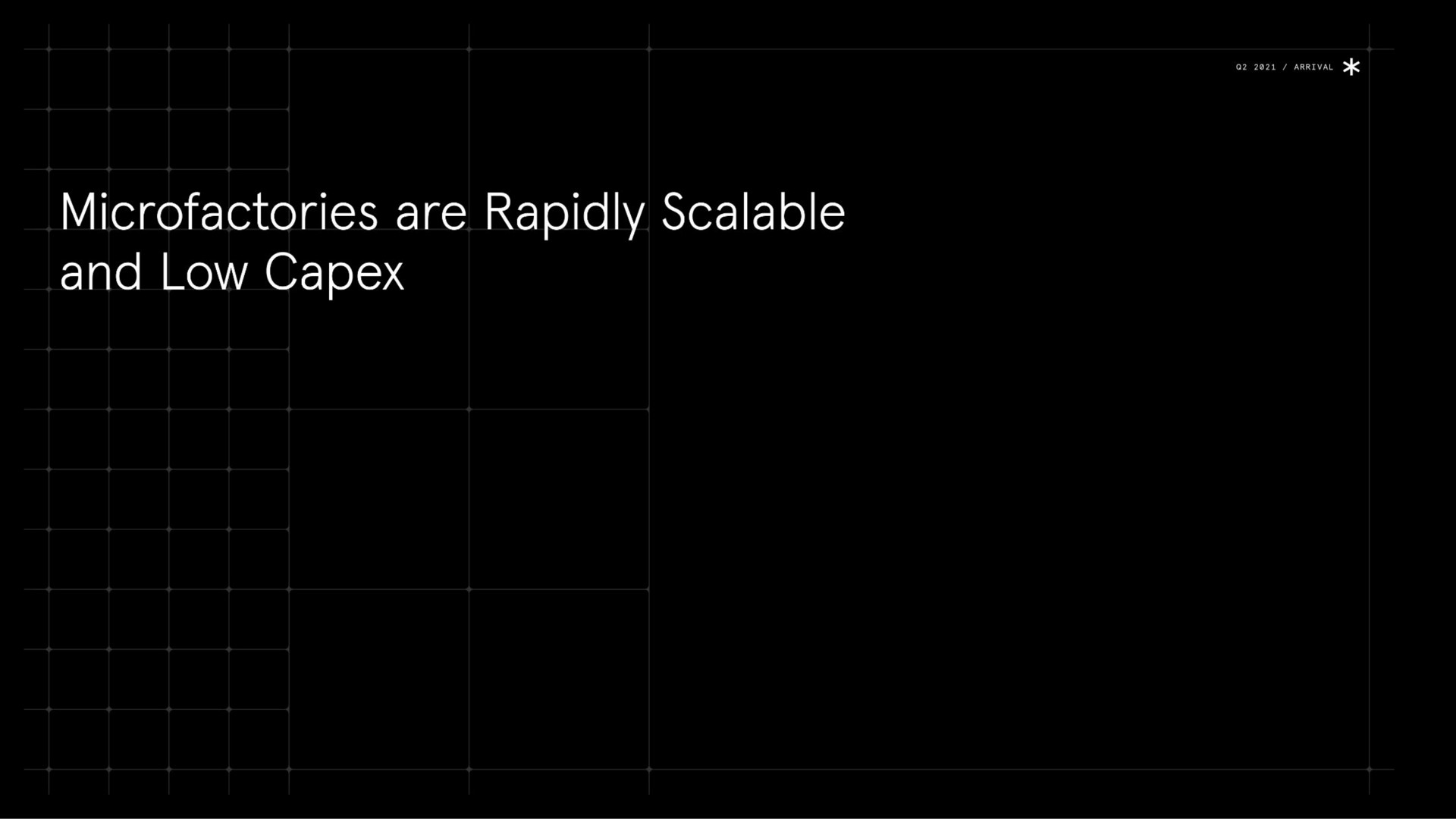 are rapidly scalable and low | Arrival