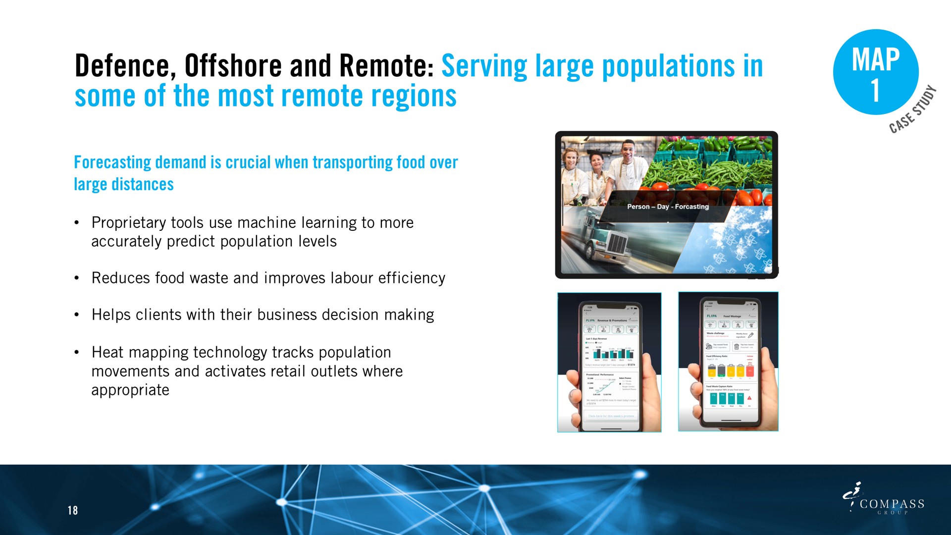 defence offshore and remote serving large populations in some of the most remote regions map | Compass Group