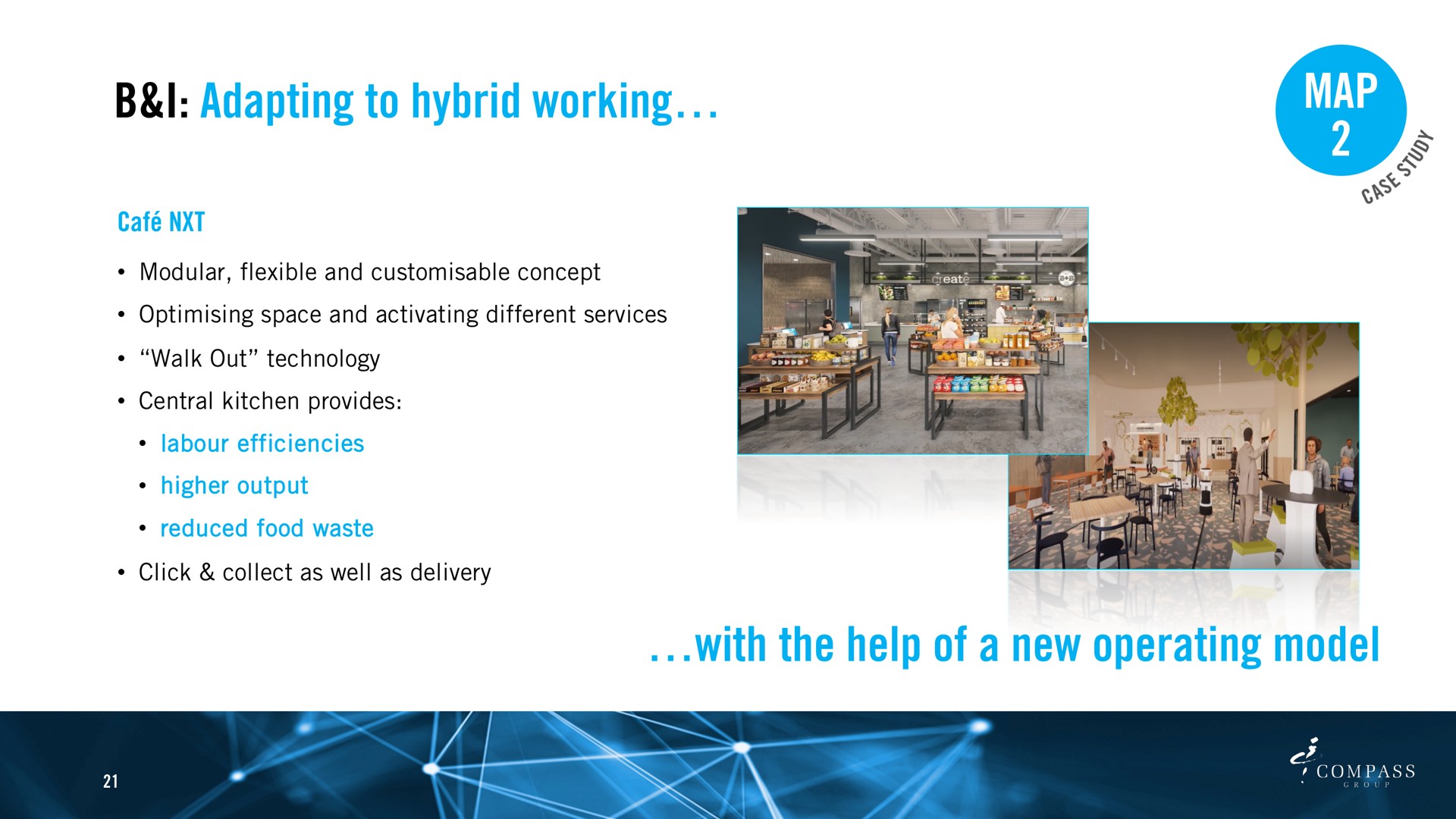 map i adapting to hybrid working with the help of a new operating model | Compass Group