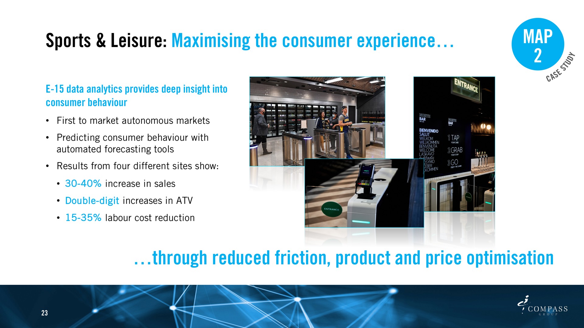 sports leisure the consumer experience map through reduced friction product and price | Compass Group