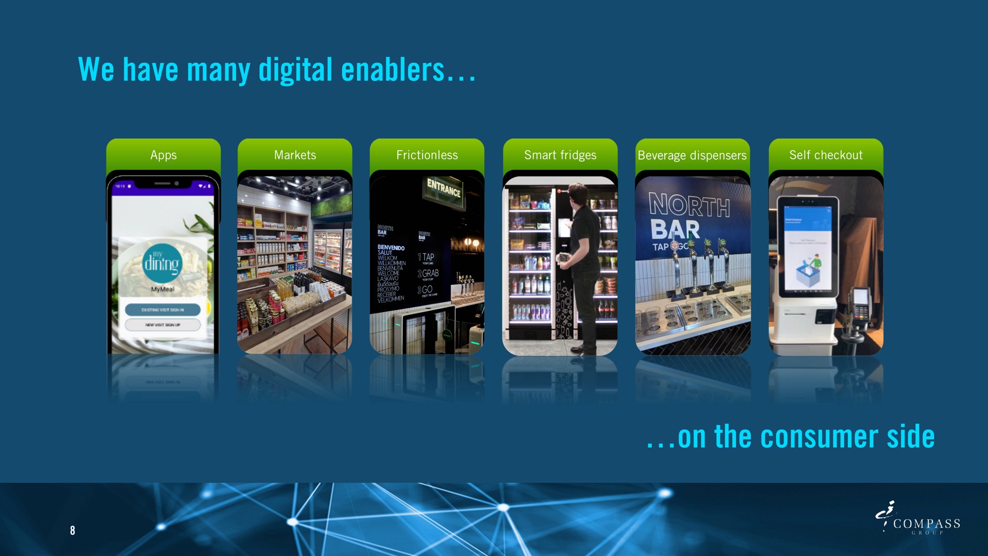 we have many digital on the consumer side | Compass Group