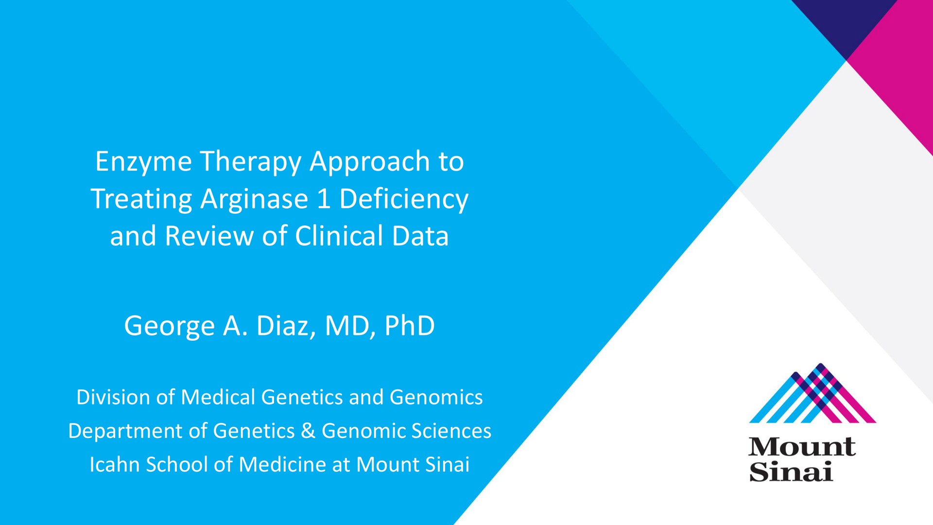 enzyme therapy approach to treating deficiency and review of clinical data a | Aeglea BioTherapeutics
