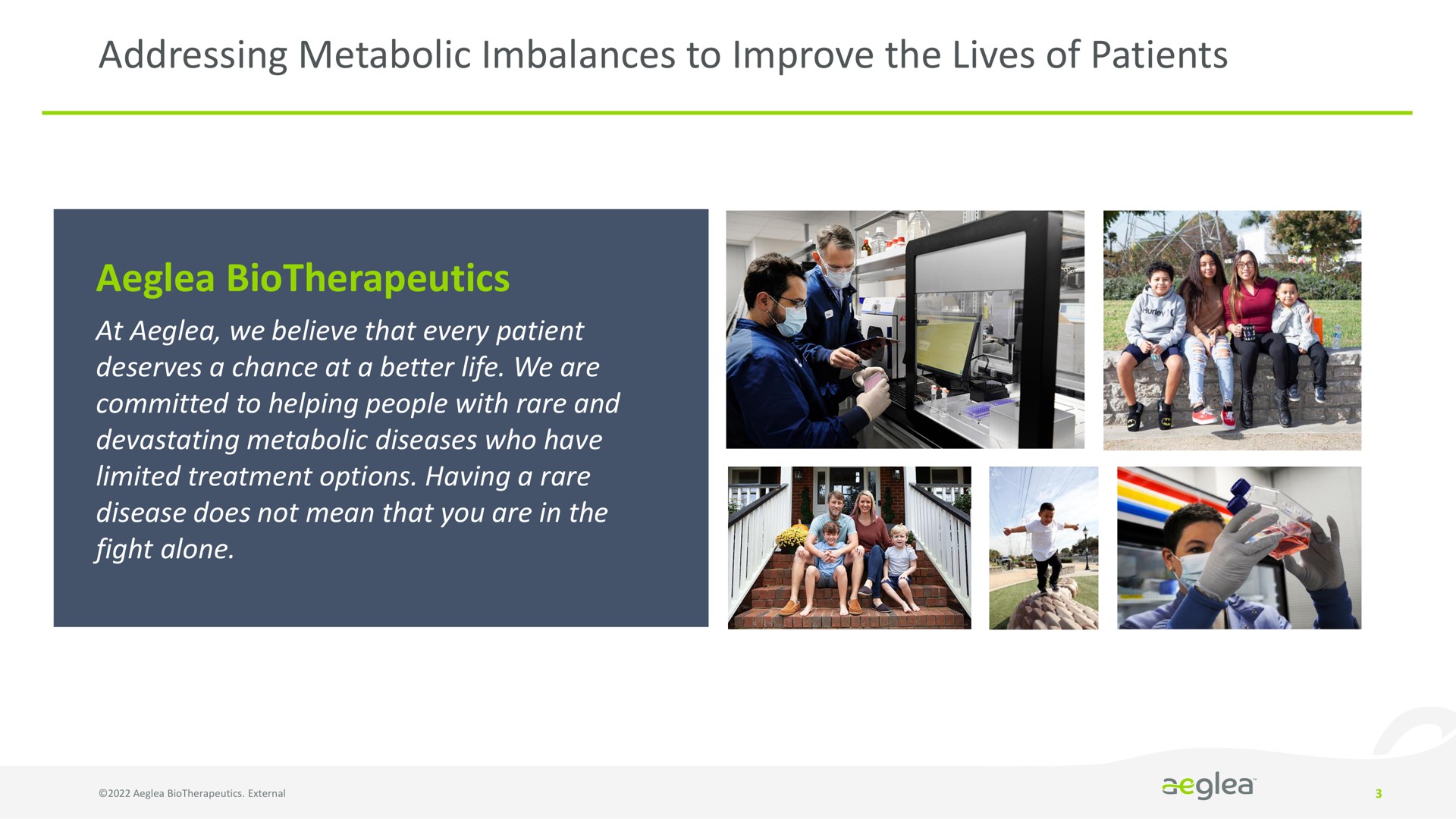 addressing metabolic imbalances to improve the lives of patients | Aeglea BioTherapeutics