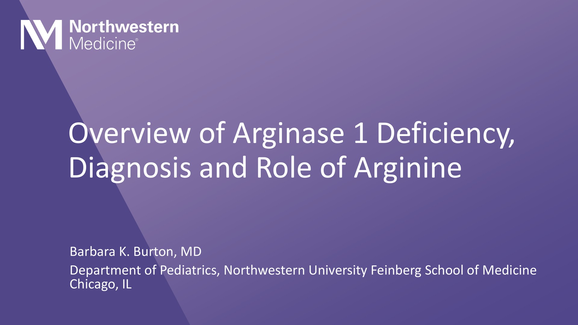 overview of deficiency diagnosis and role of arginine northwestern medicine | Aeglea BioTherapeutics