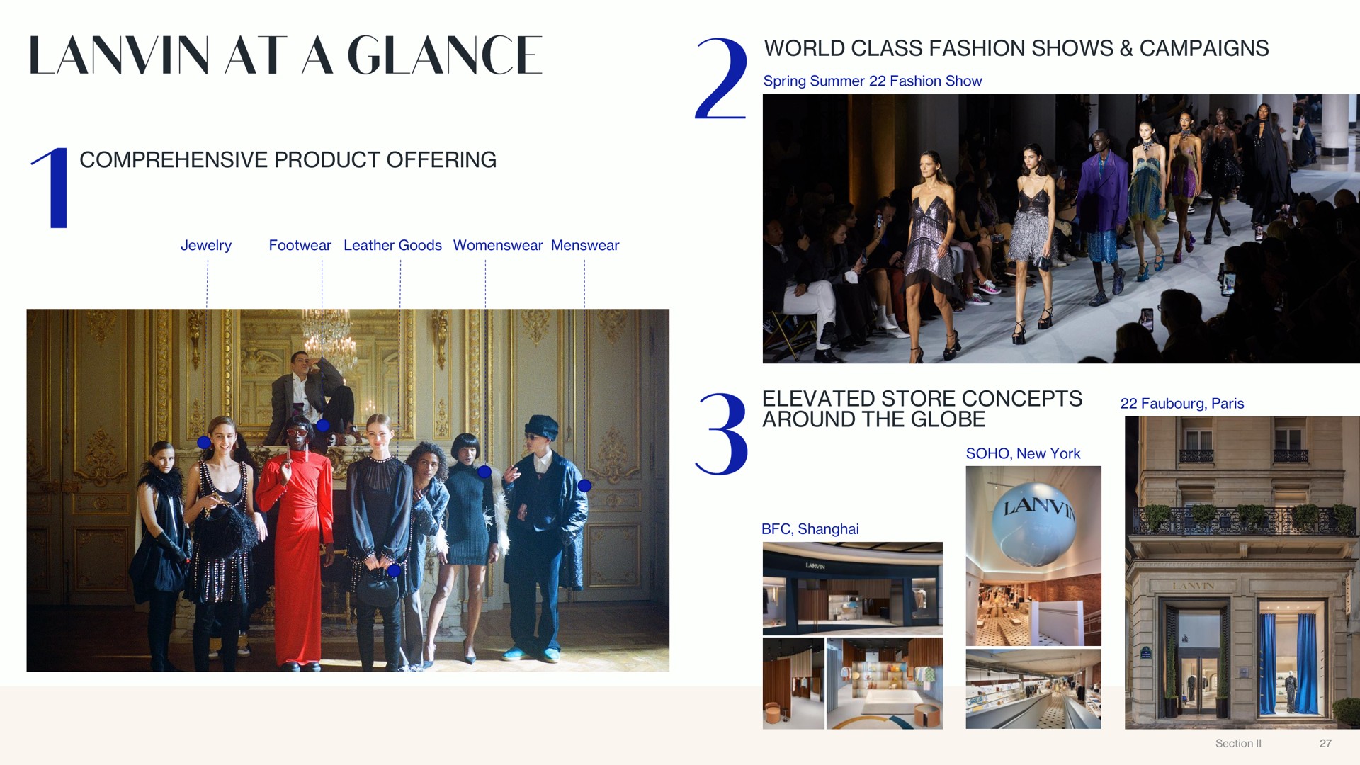 world class fashion shows campaigns comprehensive product offering elevated store concepts around the globe | Lanvin