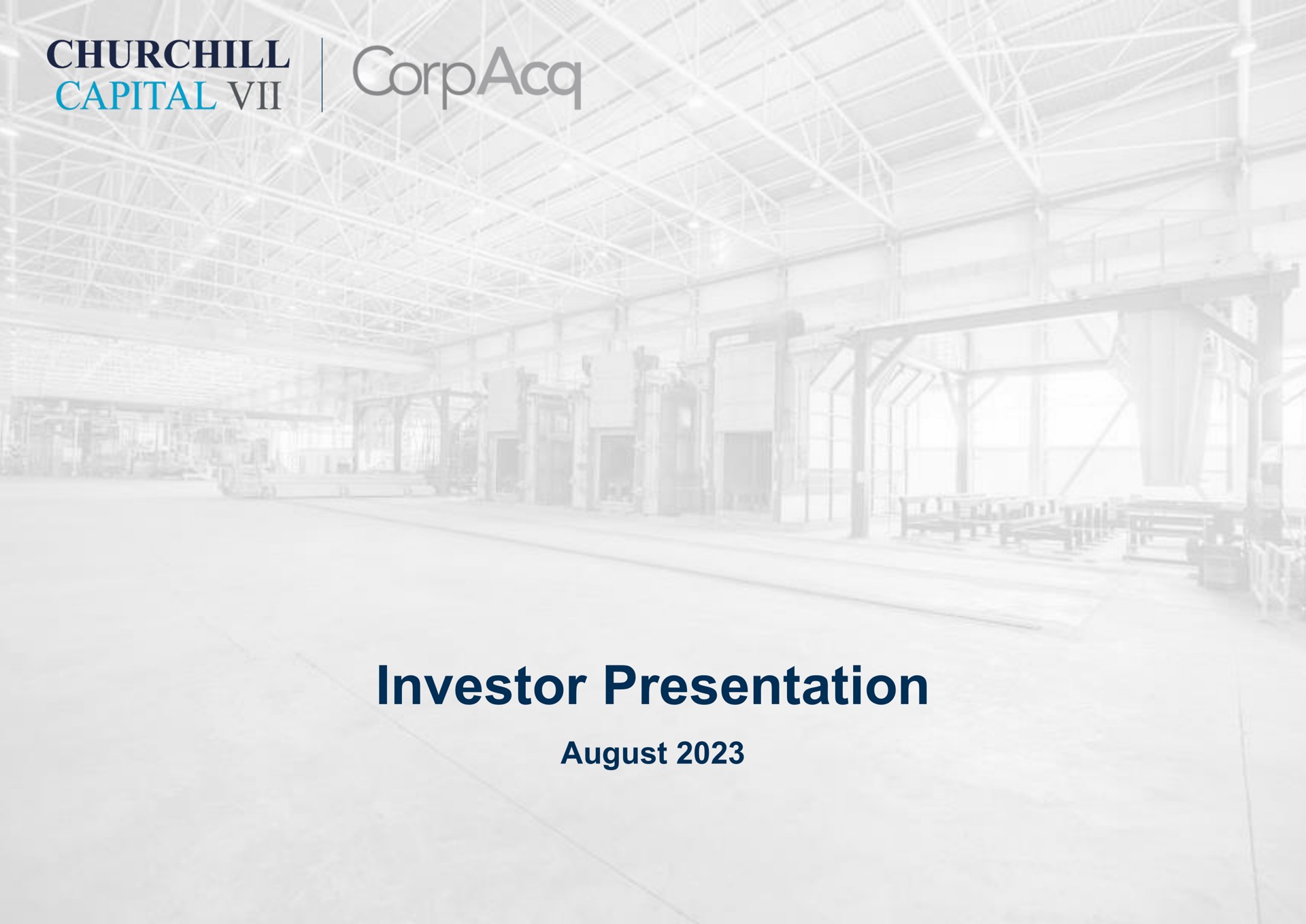 investor presentation august capital corp | CorpAcq