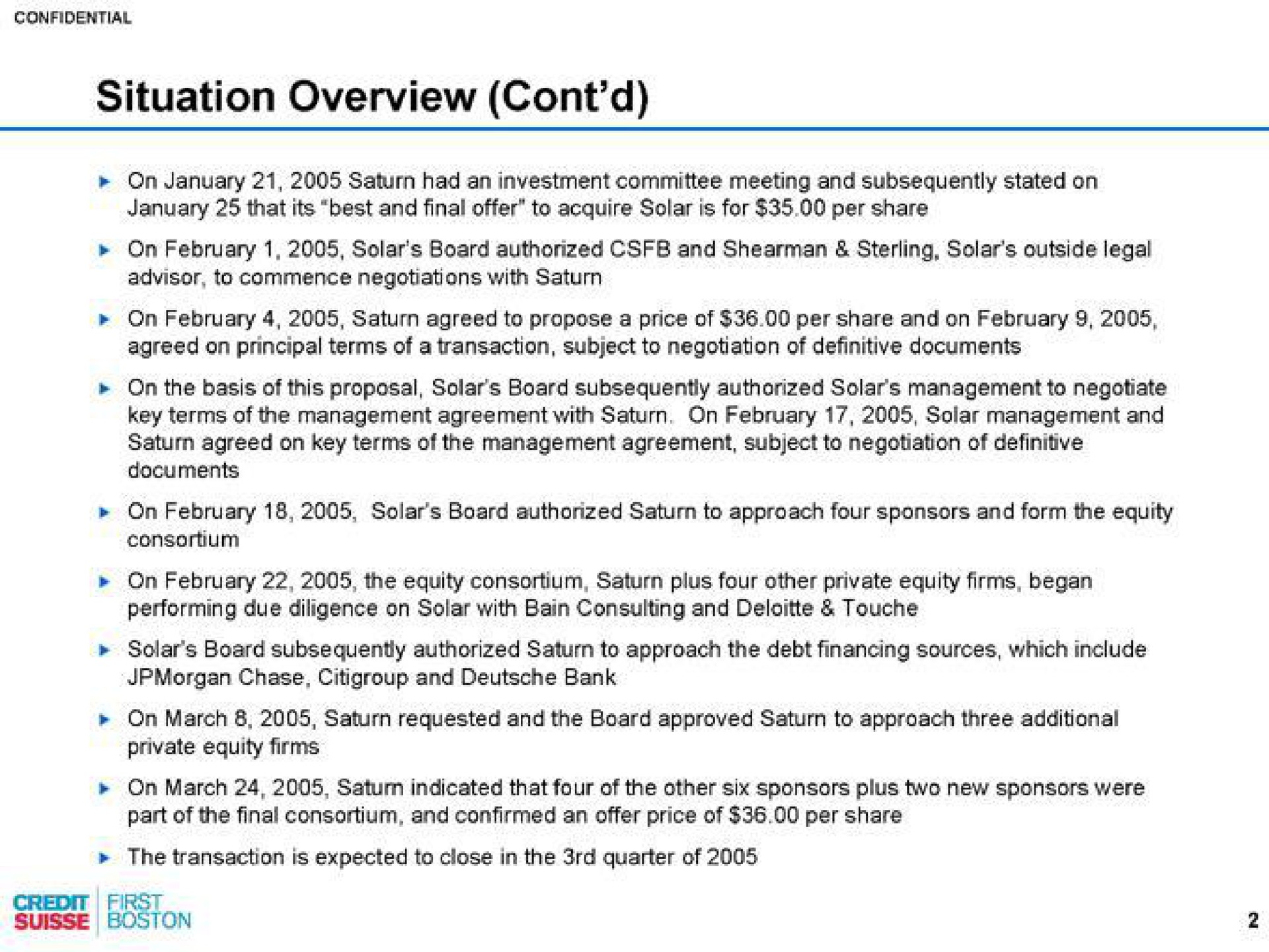 situation overview | Credit Suisse
