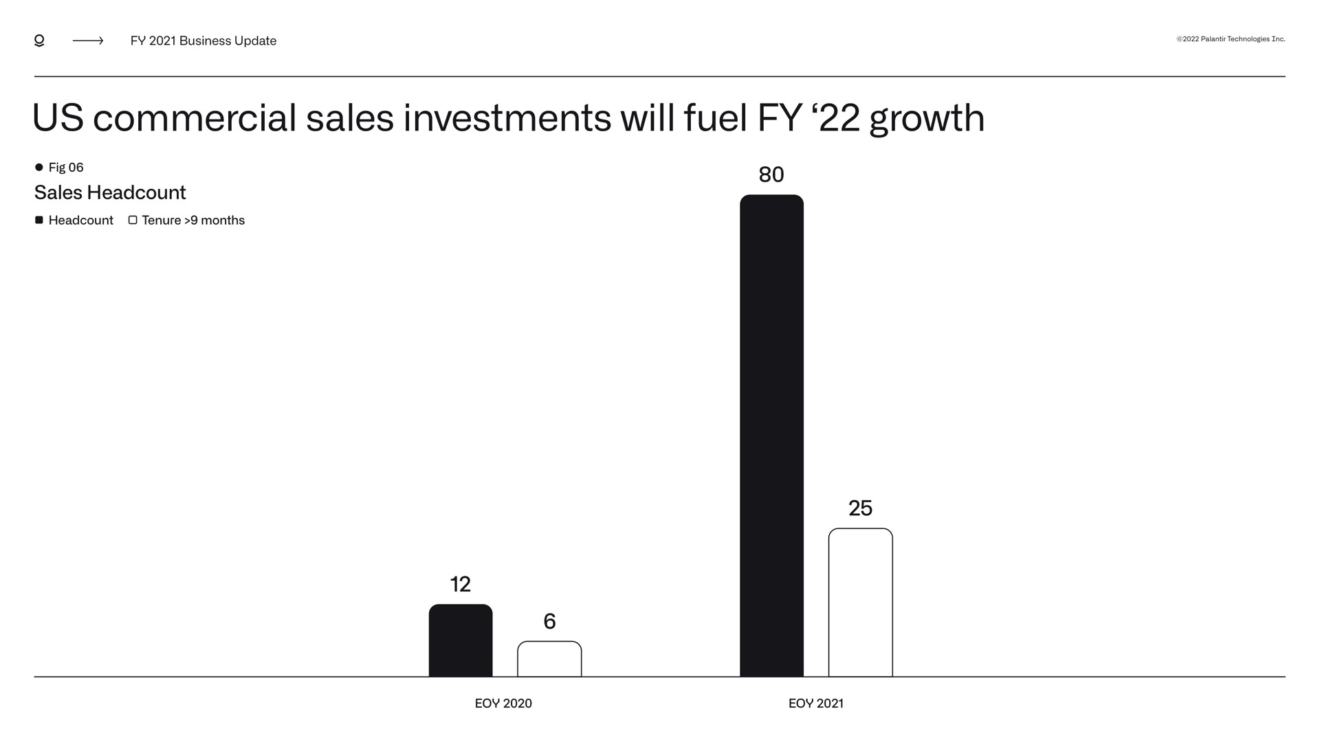 business update us commercial sales investments will fuel growth fig sales tenure months | Palantir