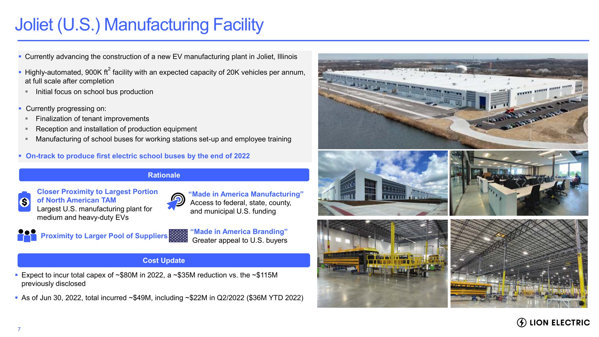 manufacturing facility access to federal state county of north tam lion electric | Lion Electric