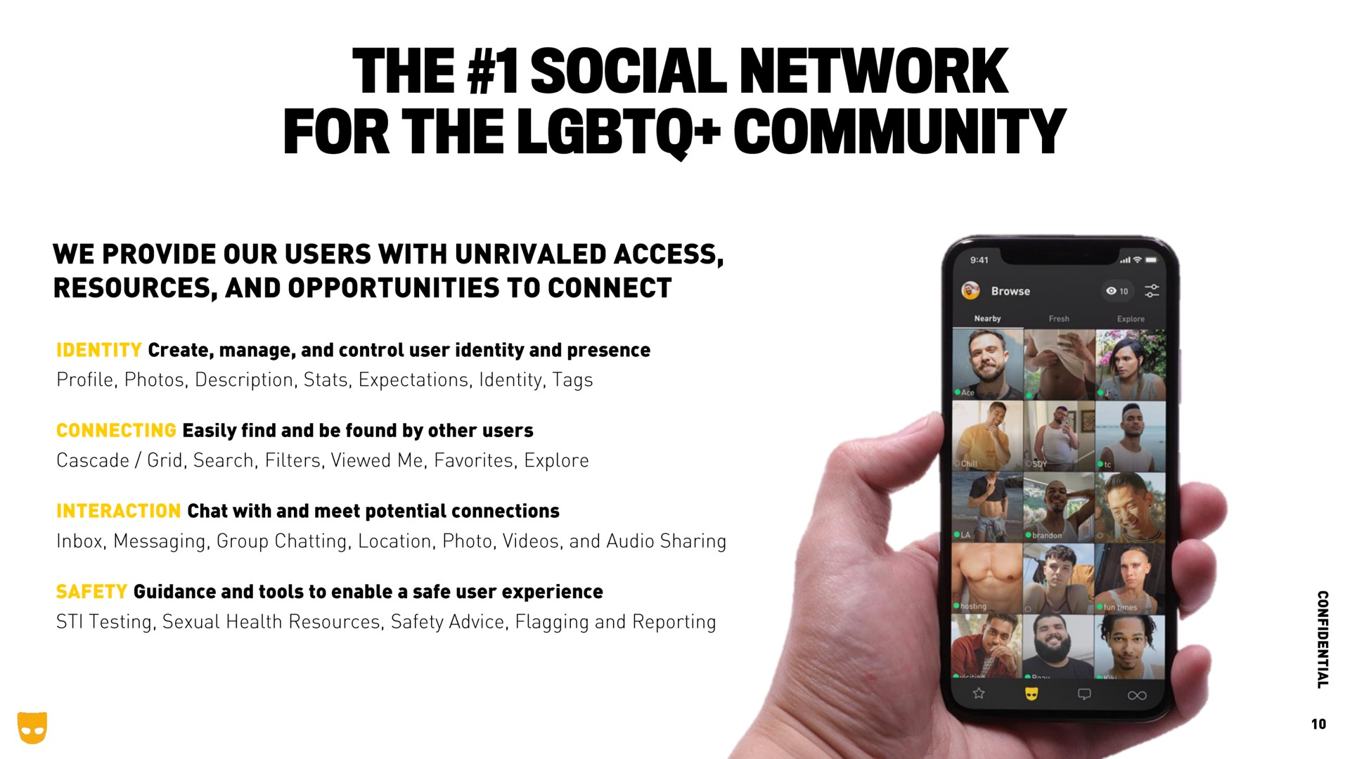the social network for the community cha sear | Grindr