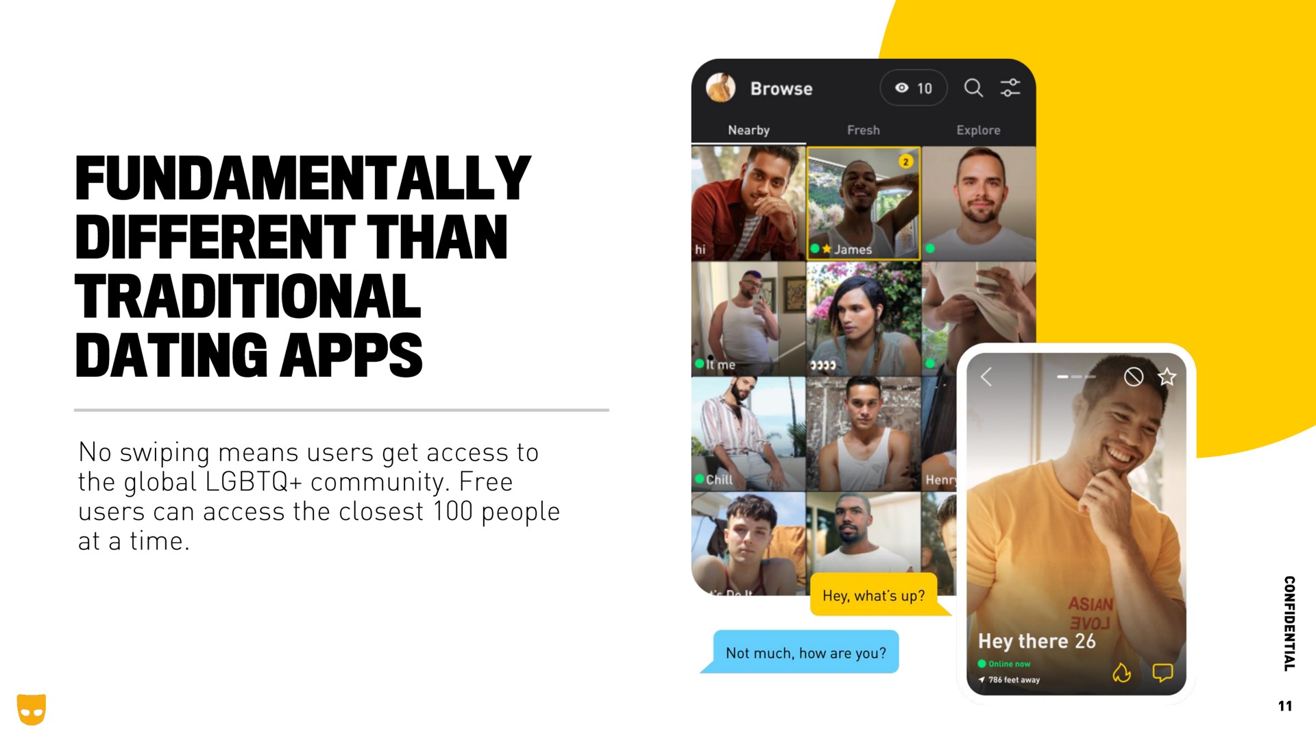 fundamentally different than traditional dating | Grindr