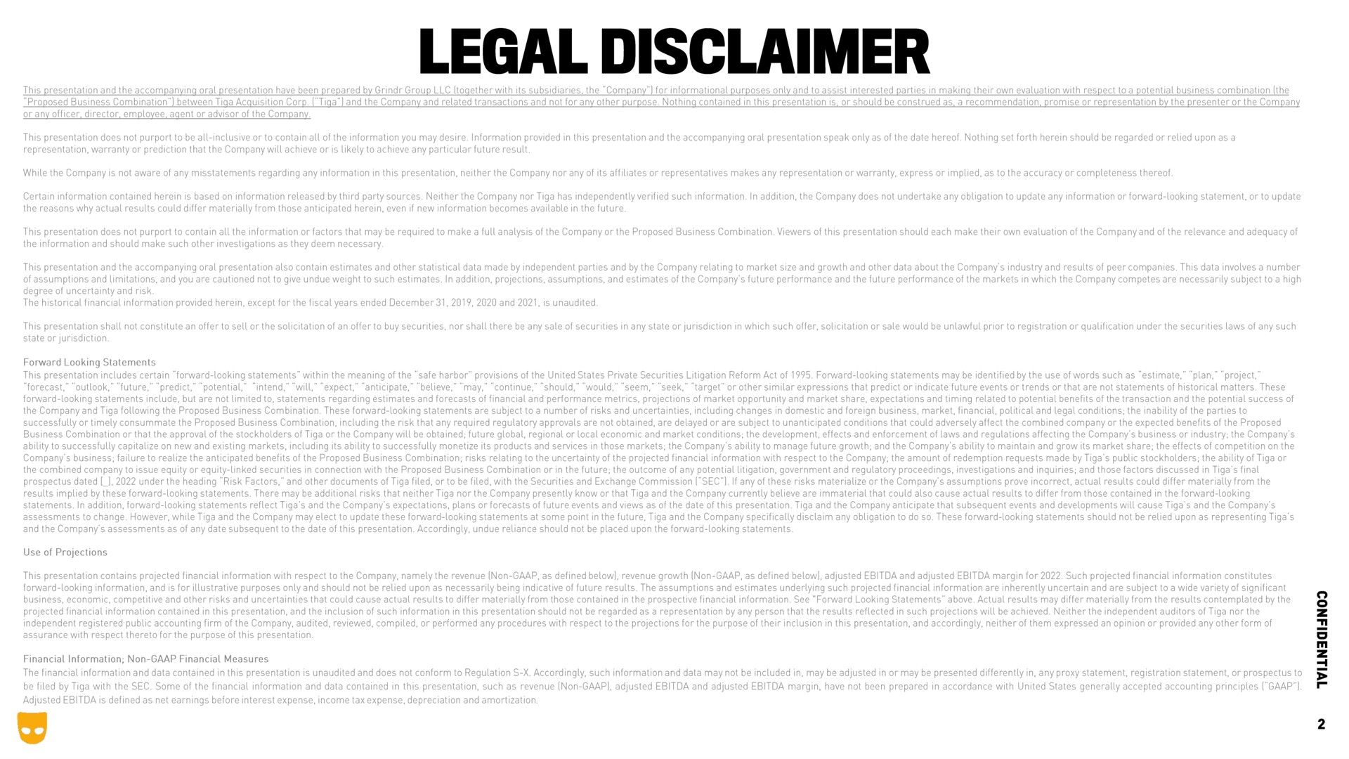 legal disclaimer | Grindr