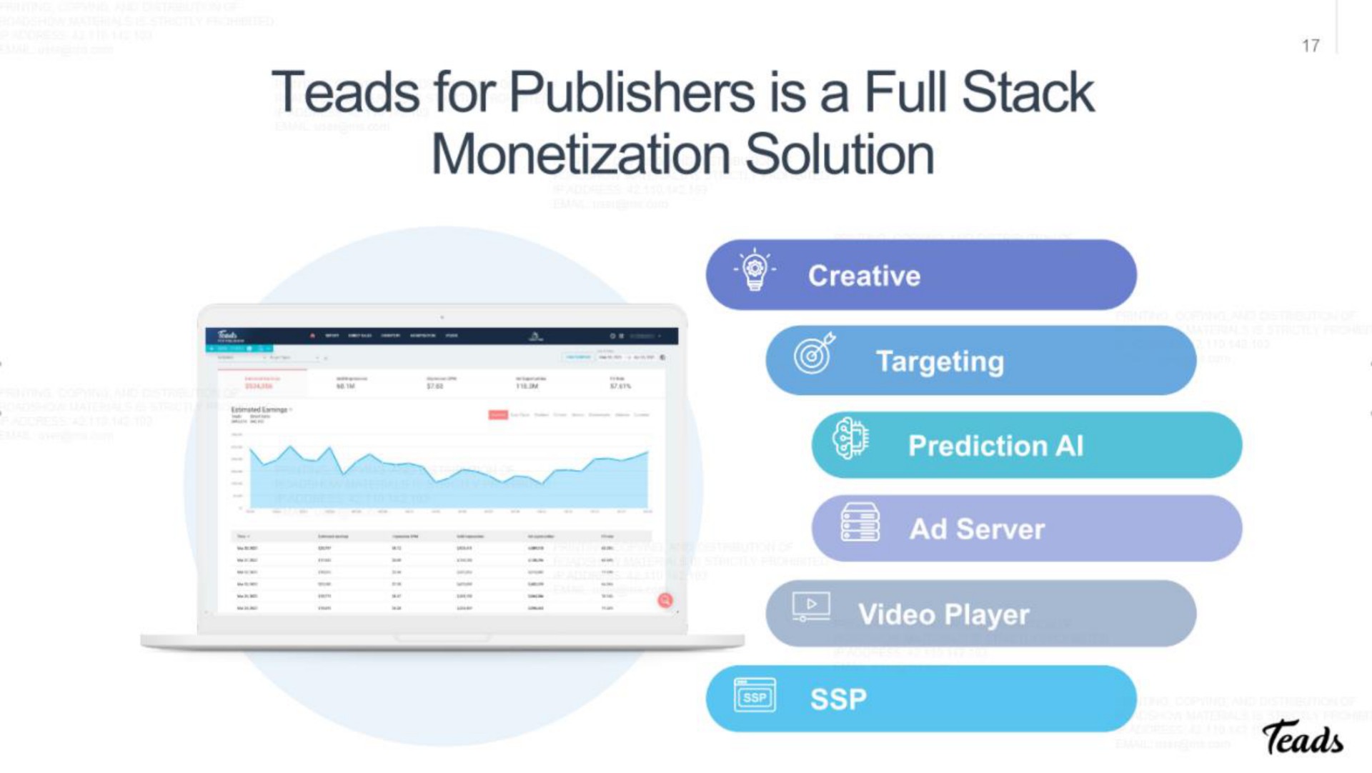 for publishers its a full stack monetization solution | Teads