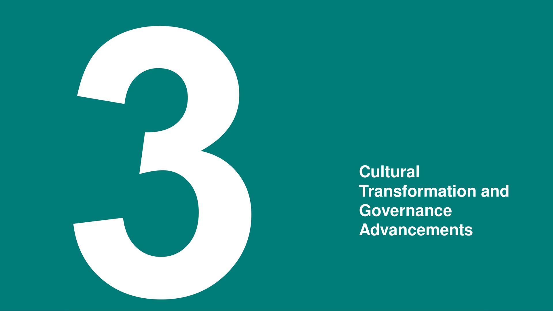 cultural transformation and governance advancements ore | Vale