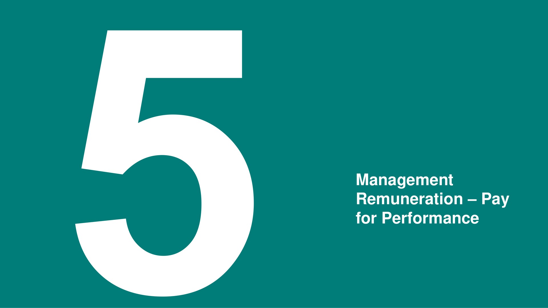 management remuneration pay for performance | Vale