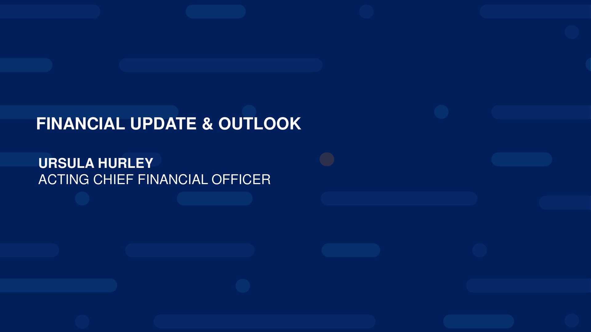 financial update outlook hurley acting chief financial officer | jetBlue