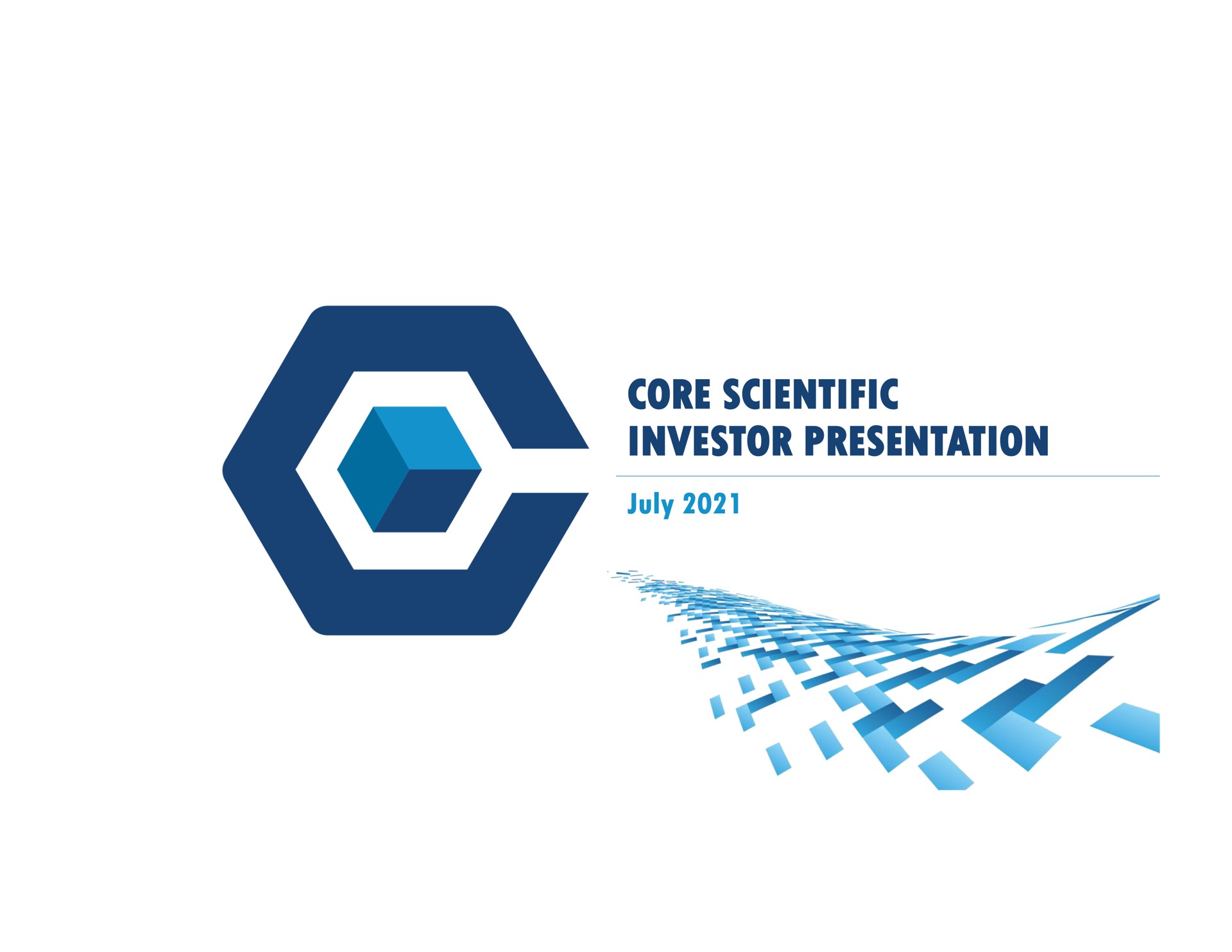 core scientific investor presentation | Core Scientific