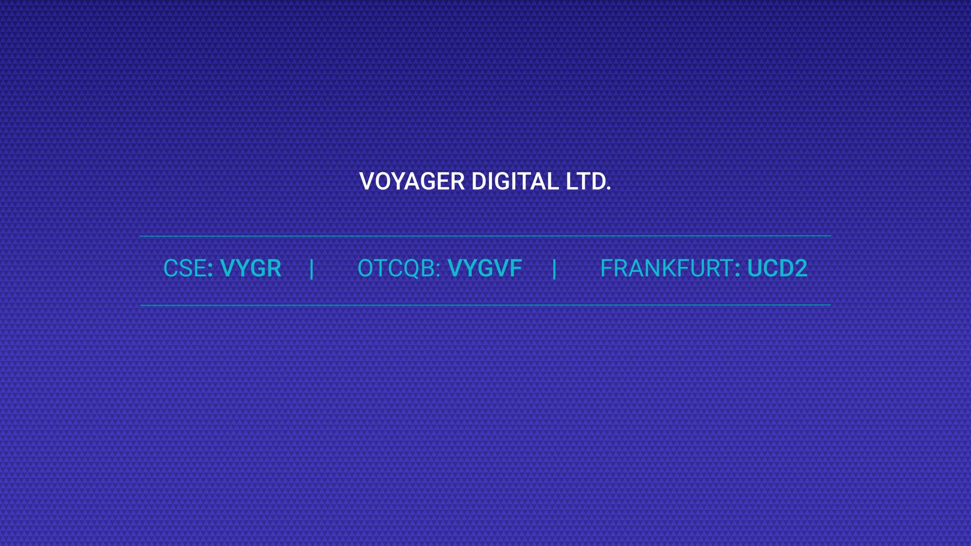 voyager digital | Voyager Digital