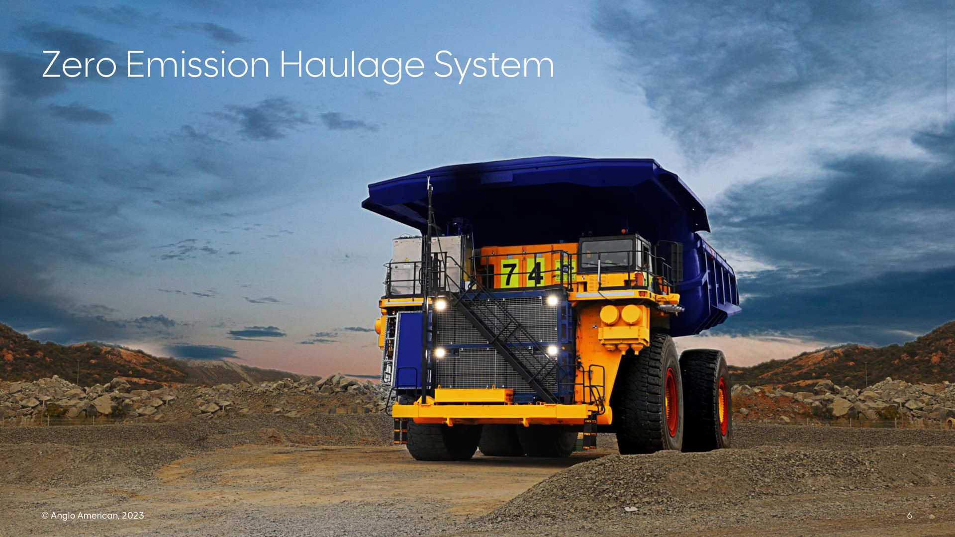 zero emission haulage system | AngloAmerican