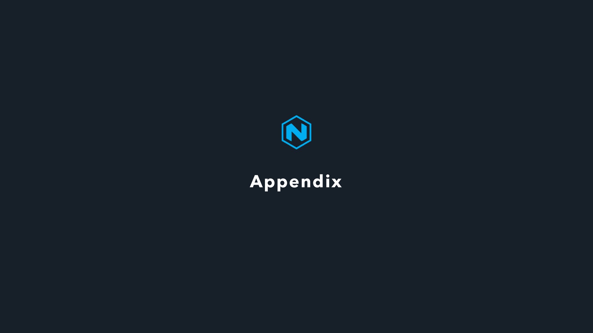 appendix | Nikola