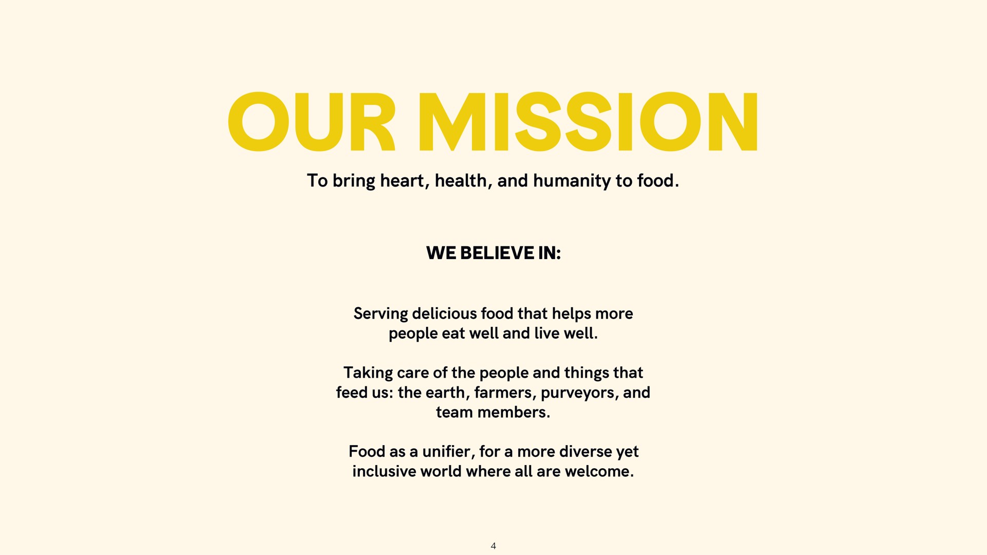 our mission | CAVA