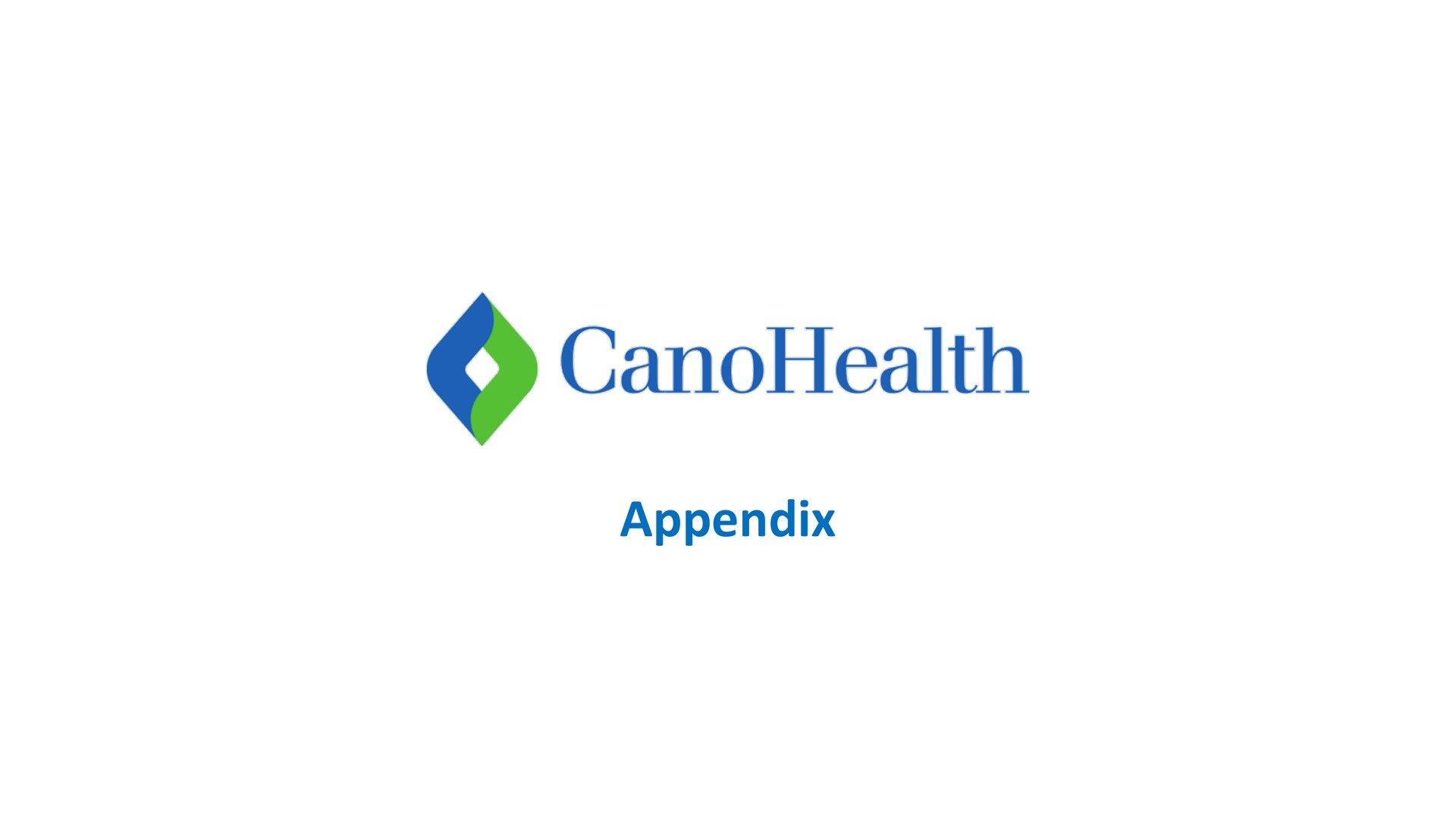 appendix | Cano Health