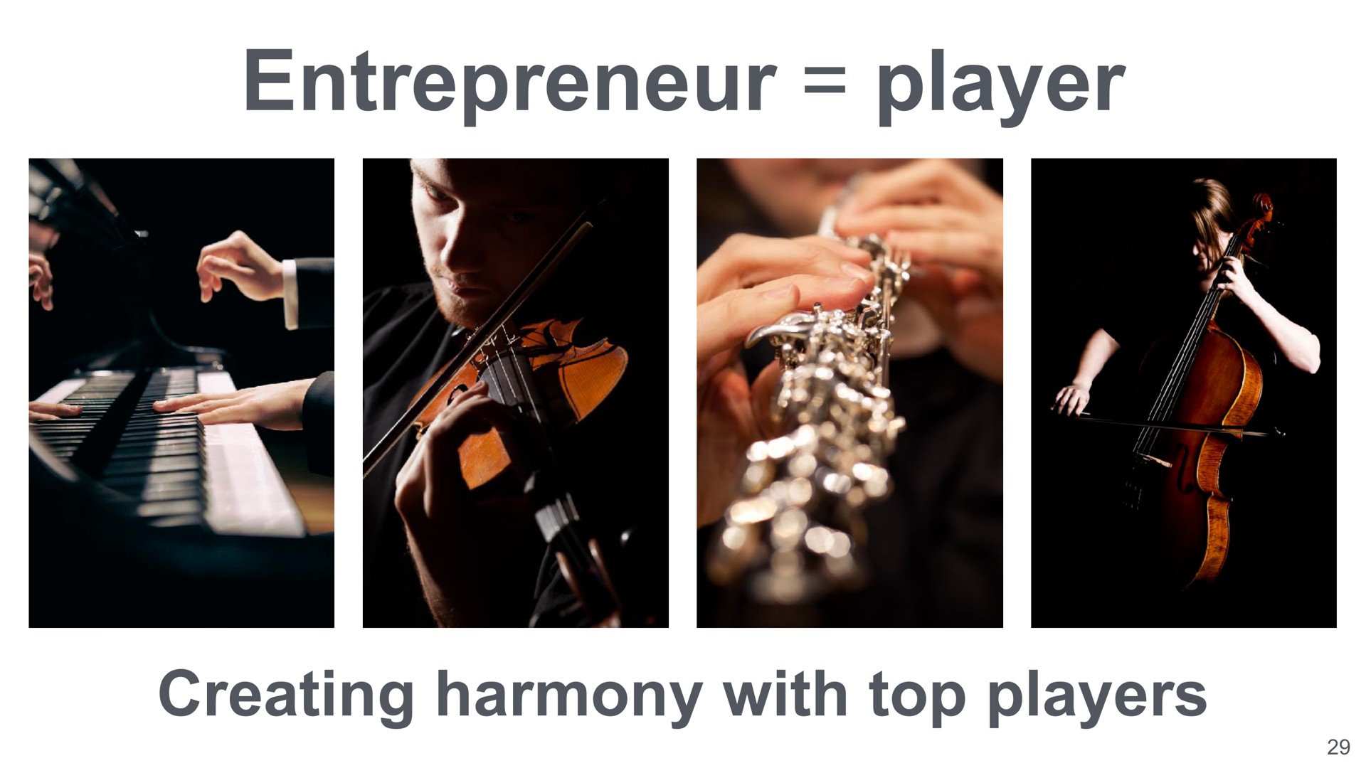 entrepreneur player creating harmony with top players | SoftBank