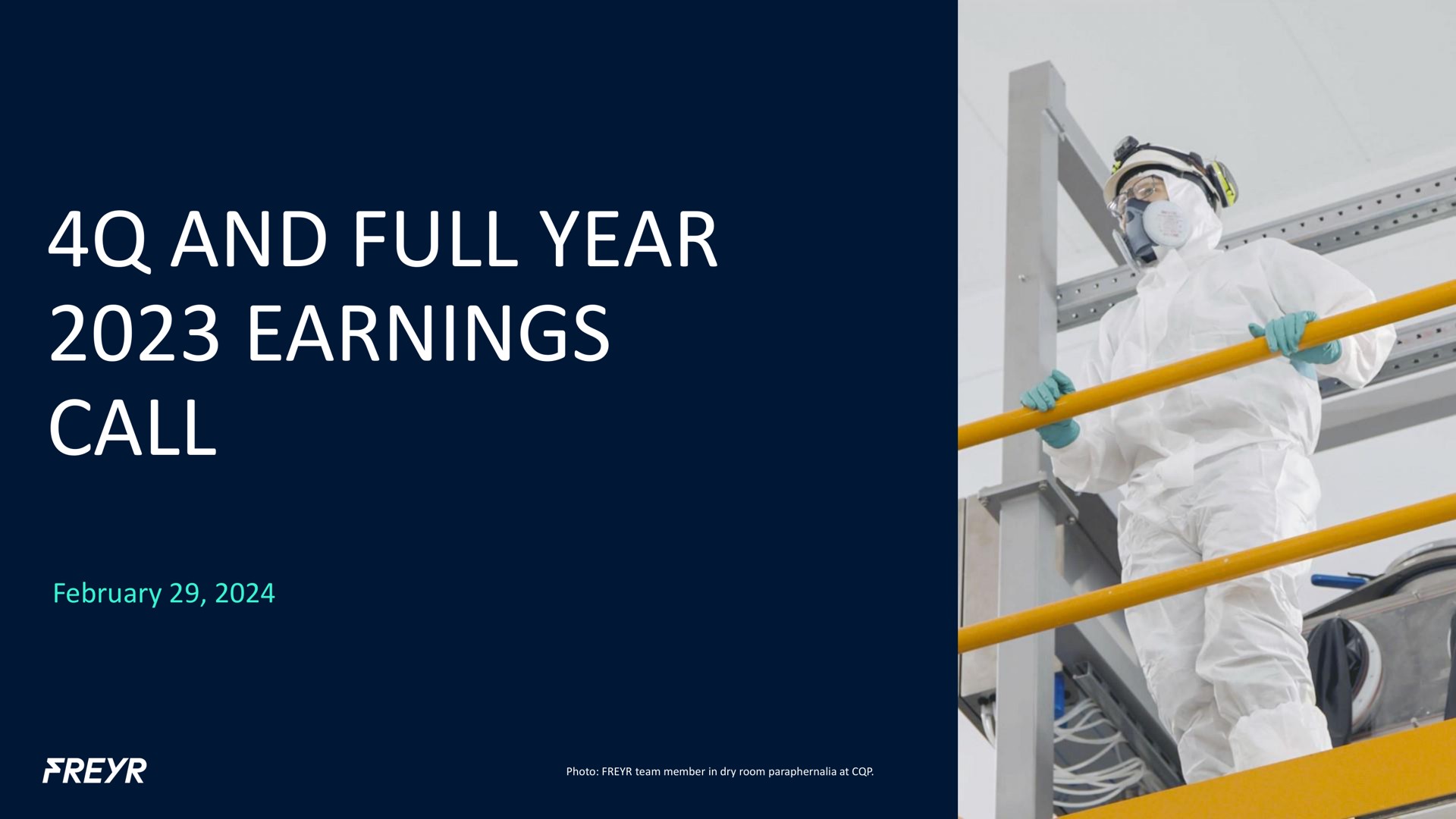 and full year earnings call | Freyr
